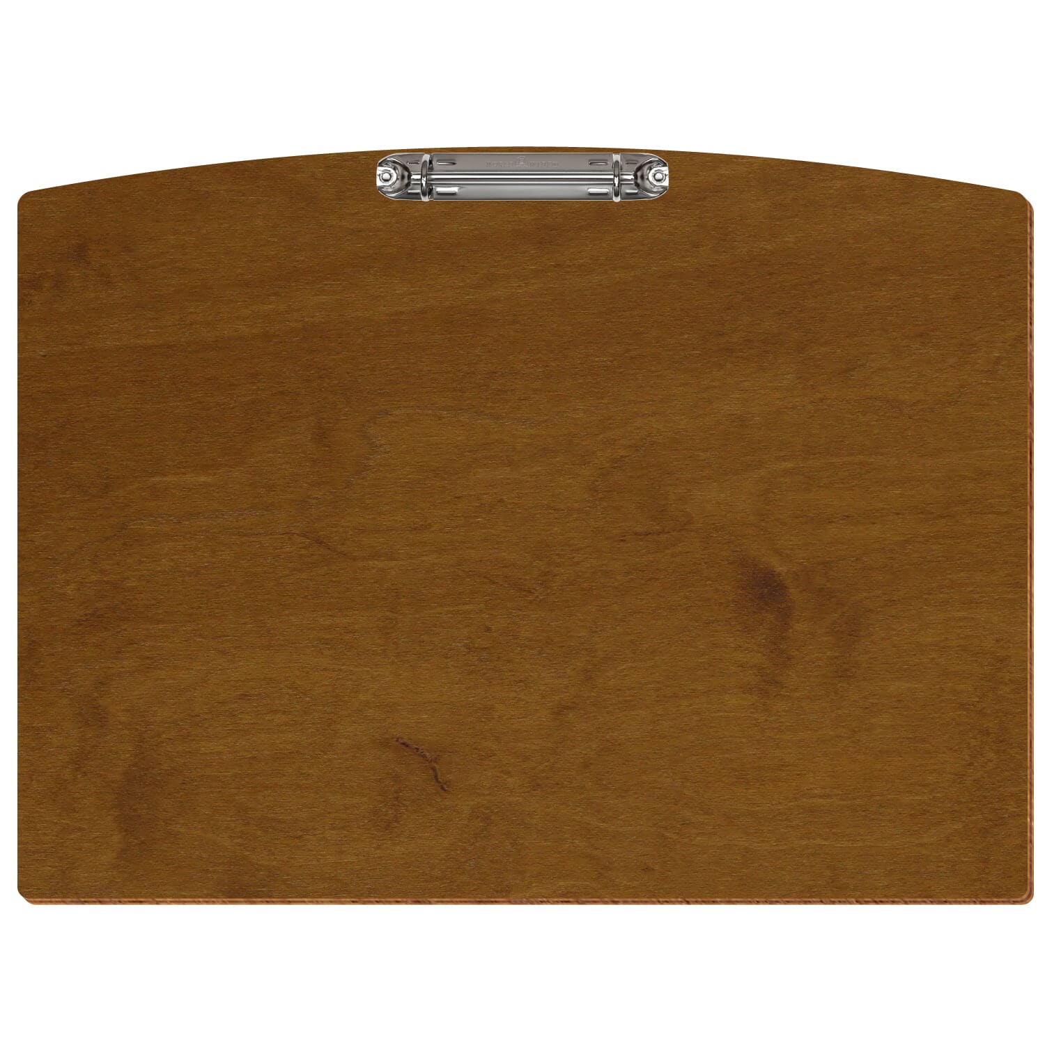Ringbuchbrett Segmentform Teak A3 querkant Ringbuchmechanik silber
