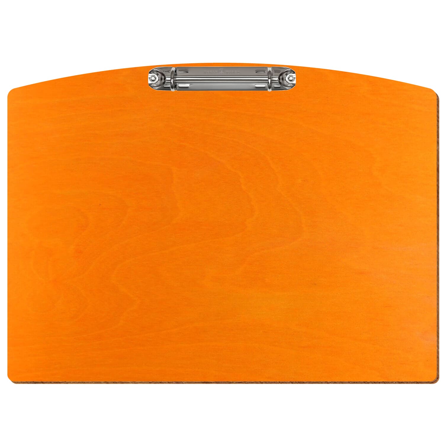 Ringbuchbrett Segmentform Orange A4 querkant Ringbuchmechanik silber