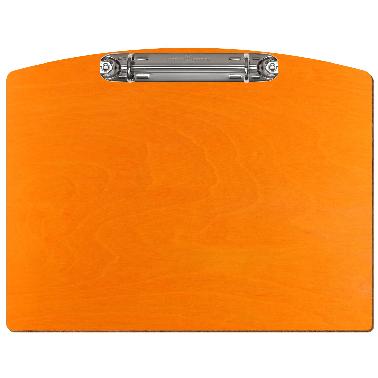Ringbuchbrett Segmentform Orange A5 querkant Ringbuchmechanik silber