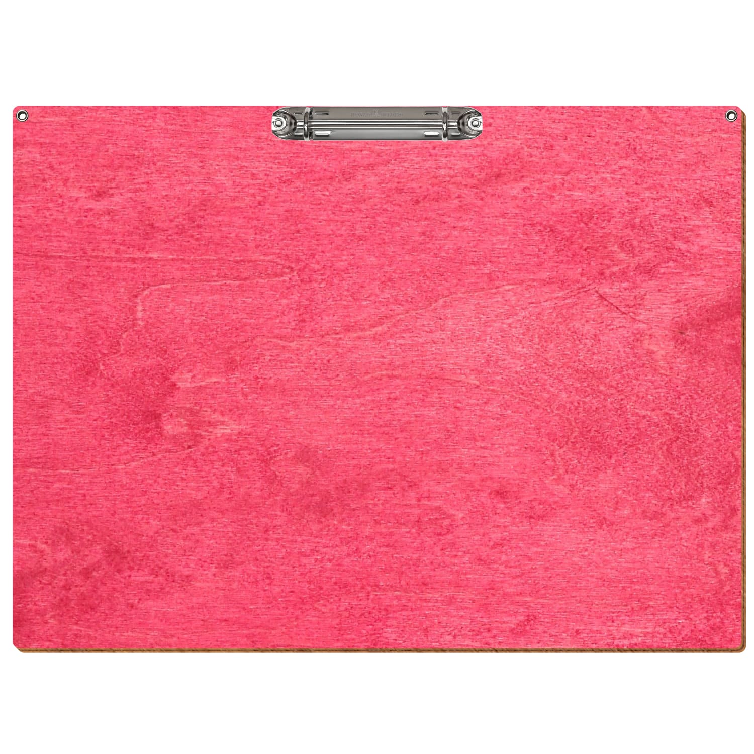 Ringbuchbrett Standardform mit 2 Ösen Dunkelpink A3 querkant Ringbuchmechanik silber