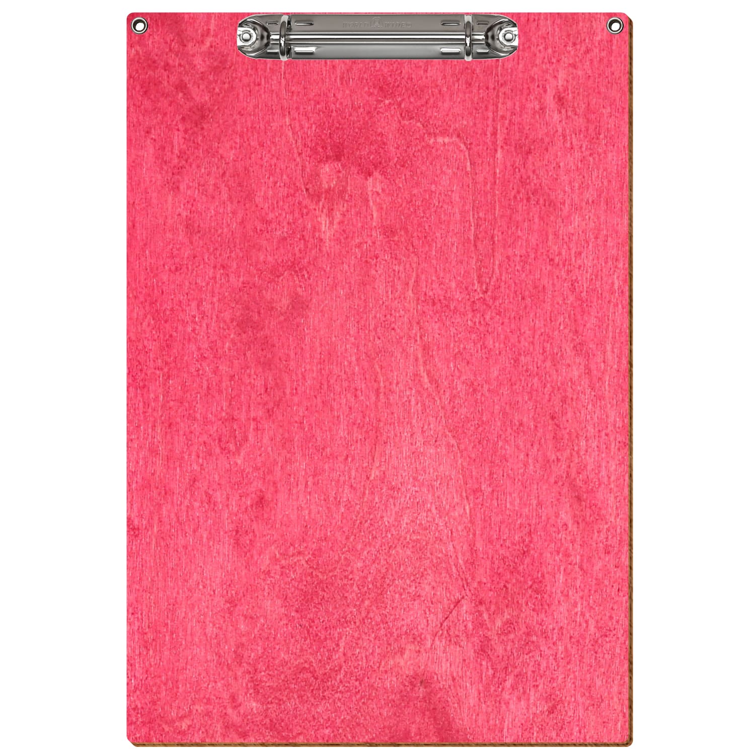 Ringbuchbrett Standardform mit 2 Ösen Dunkelpink A4 hochkant Ringbuchmechanik silber