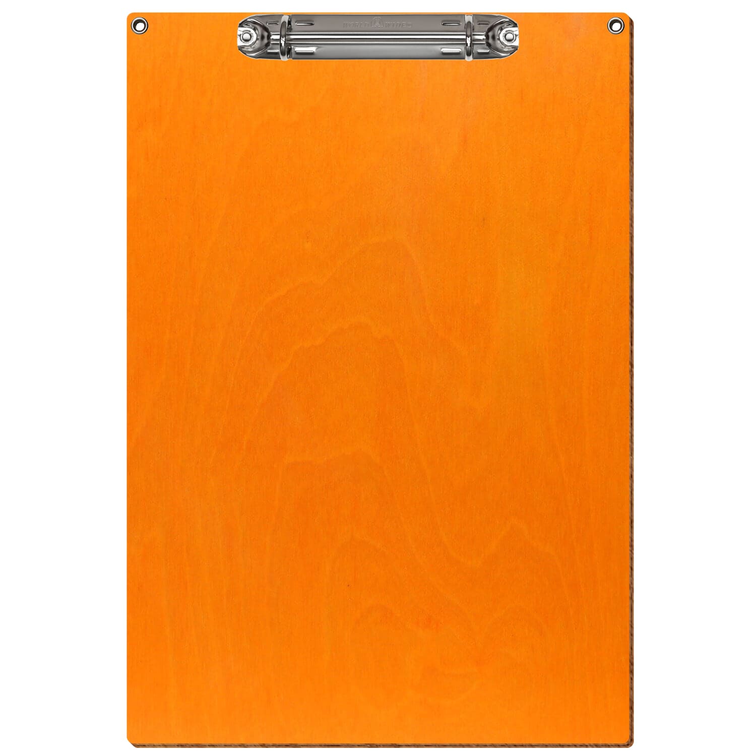 Ringbuchbrett Standardform mit 2 Ösen Orange A4 hochkant Ringbuchmechanik silber