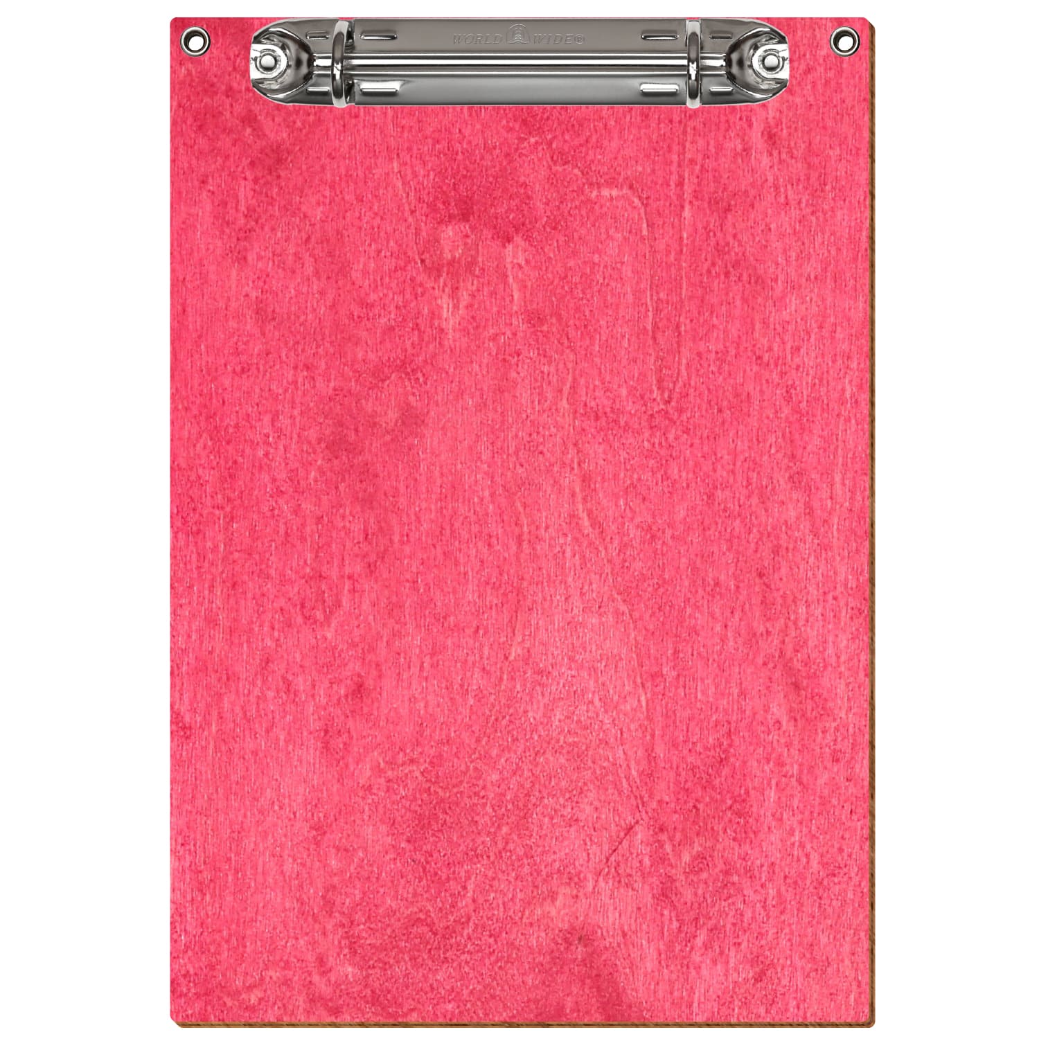 Ringbuchbrett Standardform mit 2 Ösen Dunkelpink A5 hochkant Ringbuchmechanik silber