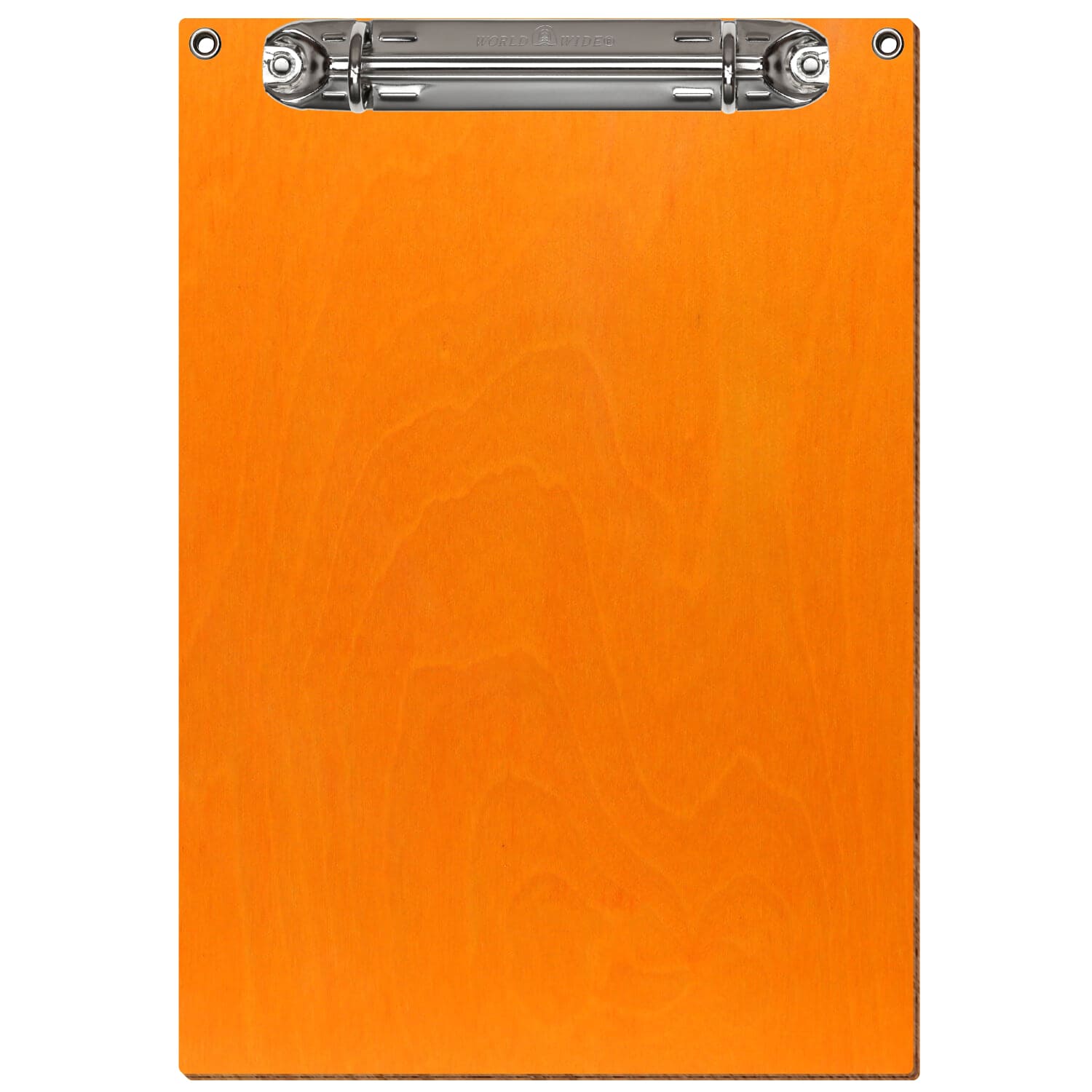 Ringbuchbrett Standardform mit 2 Ösen Orange A5 hochkant Ringbuchmechanik silber