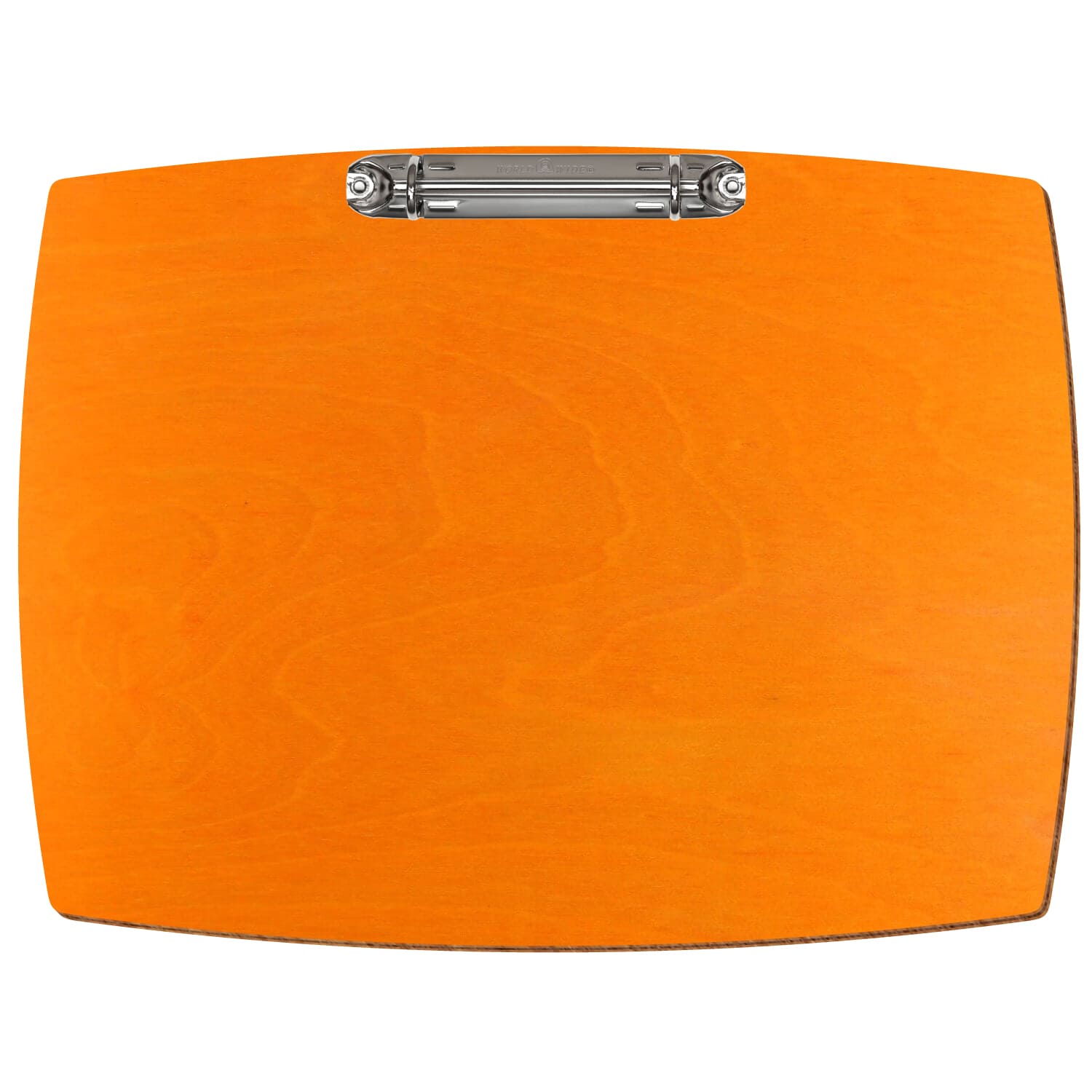 Ringbuchbrett konvex Orange A4 querkant Ringbuchmechanik silber