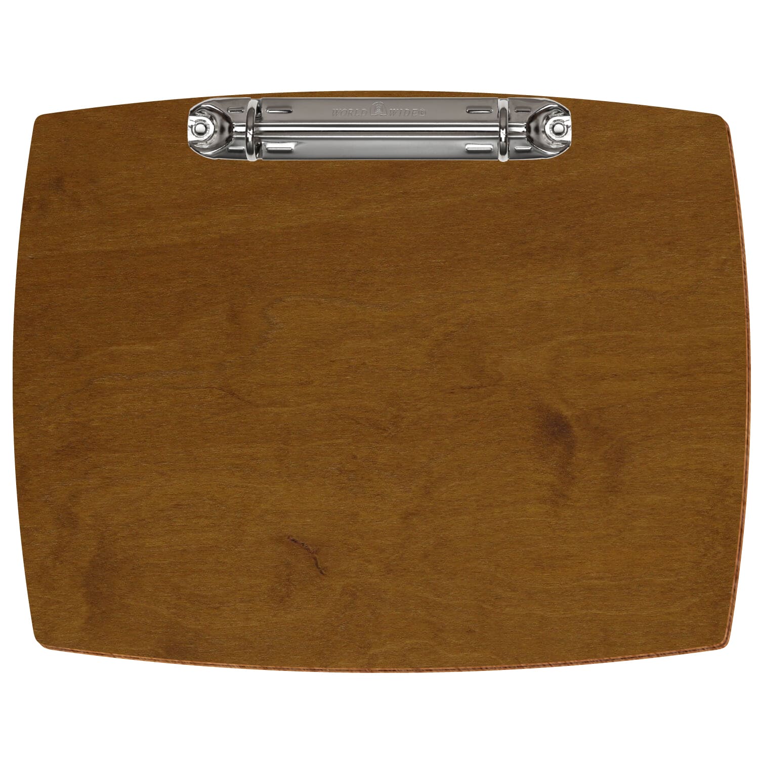 Ringbuchbrett konvex Teak A5 querkant Ringbuchmechanik silber