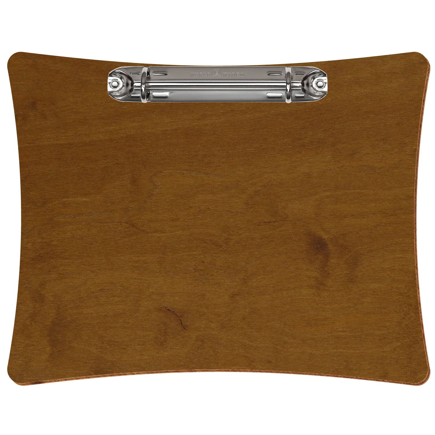 Ringbuchbrett konkav Teak A5 querkant Ringbuchmechanik silber