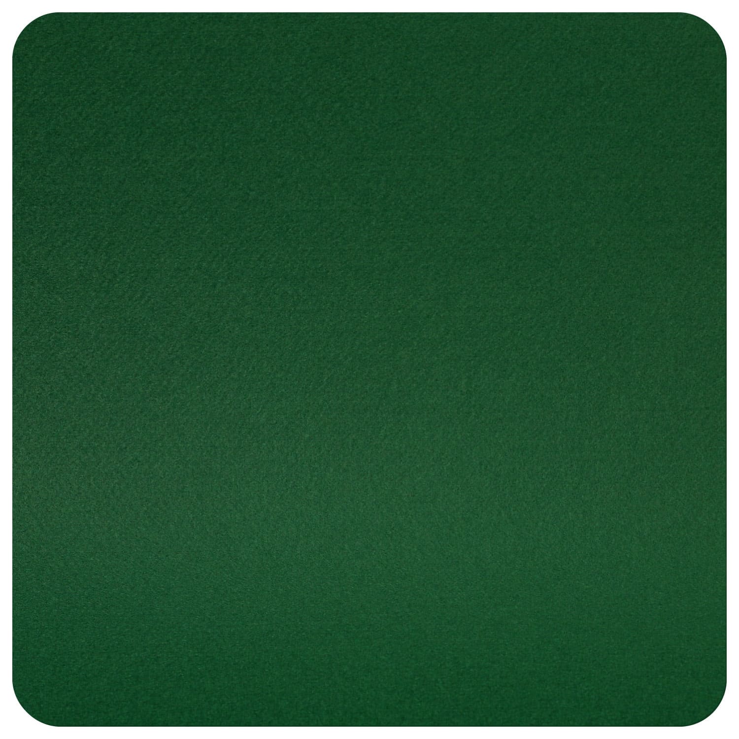 Quadrat gerundet Filztuch Dunkelgrün 3-60cm