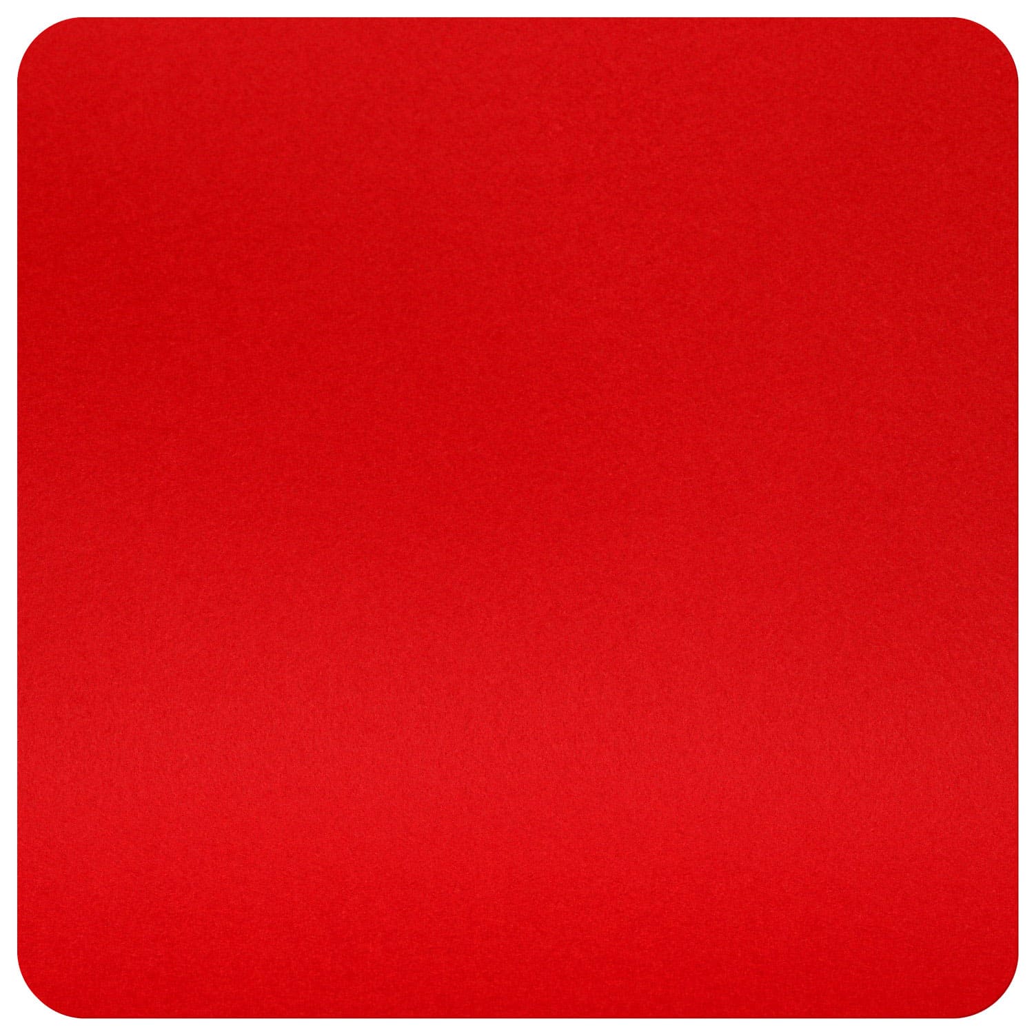 Quadrat gerundet Filztuch Rot 3-60cm