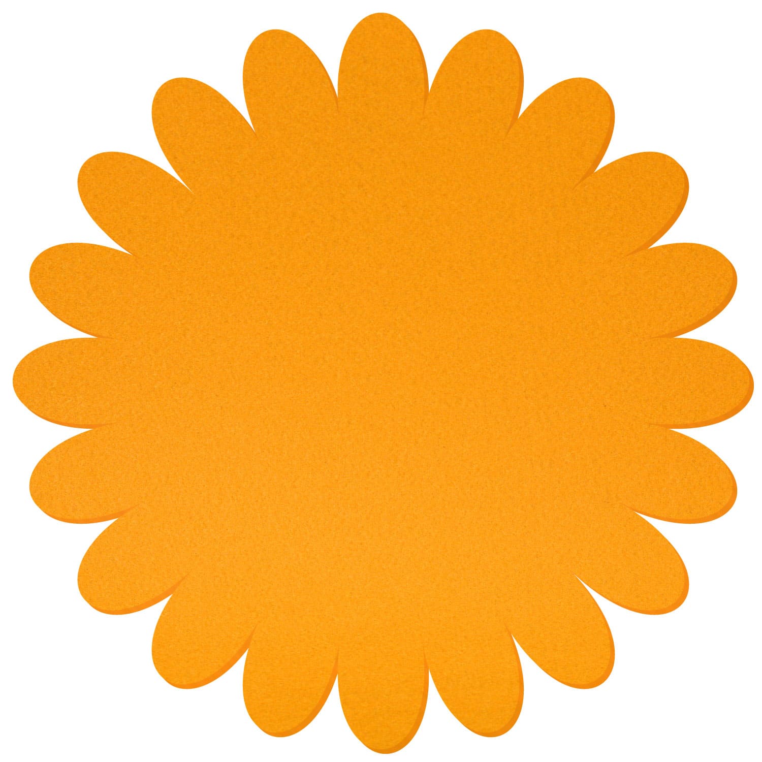 Blume V3 Filztuch Gelb Zuschnitt 3-60cm