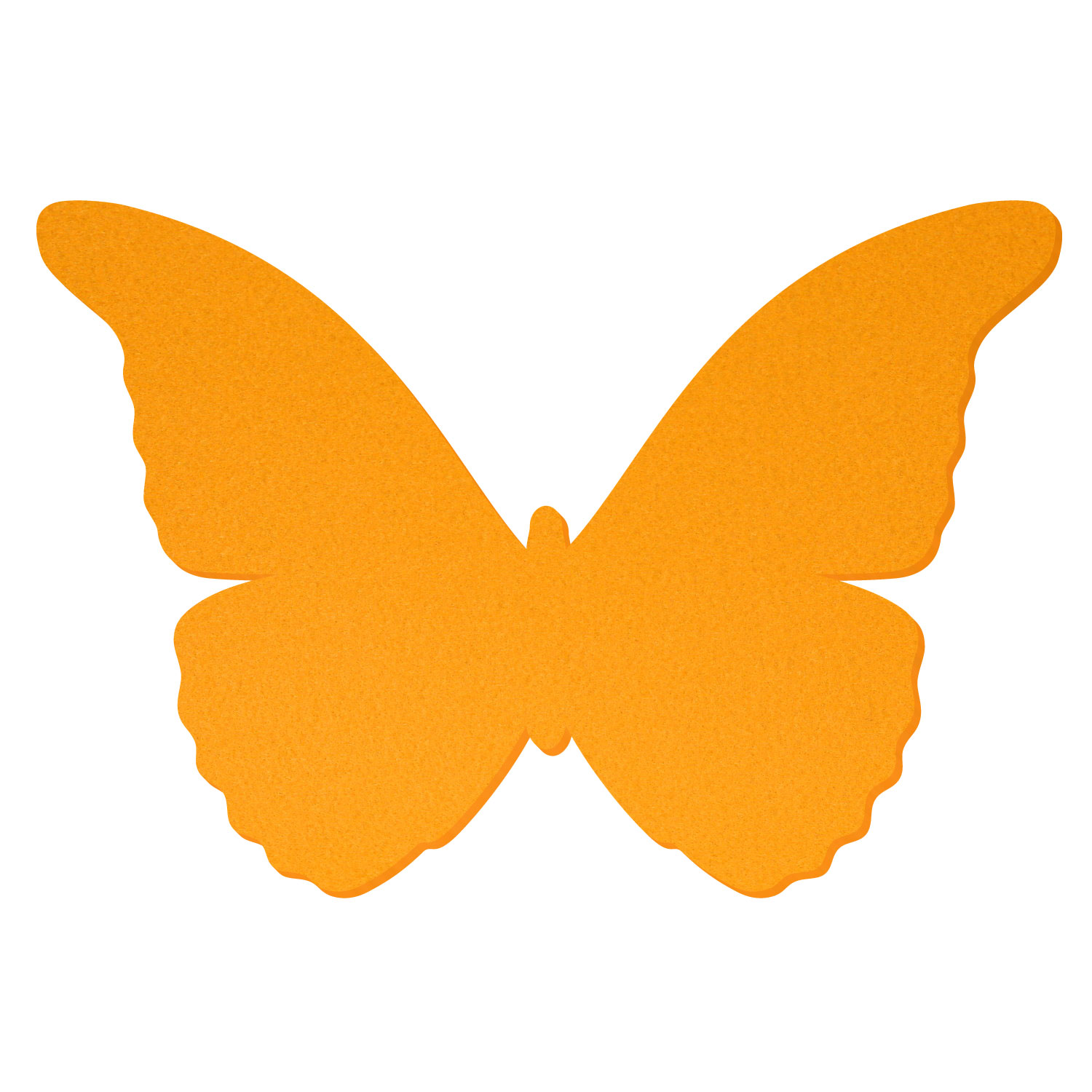 Schmetterling Filztuch Gelb Zuschnitt 3-60cm