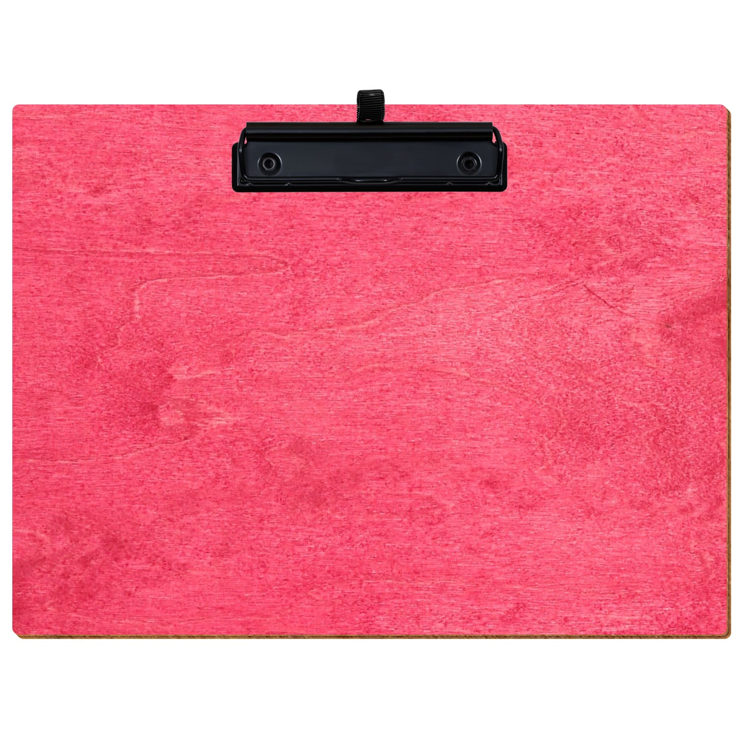 Klemmbrett Standardform Dunkelpink A4 querkant Stifthalter Bügelklemme schwarz
