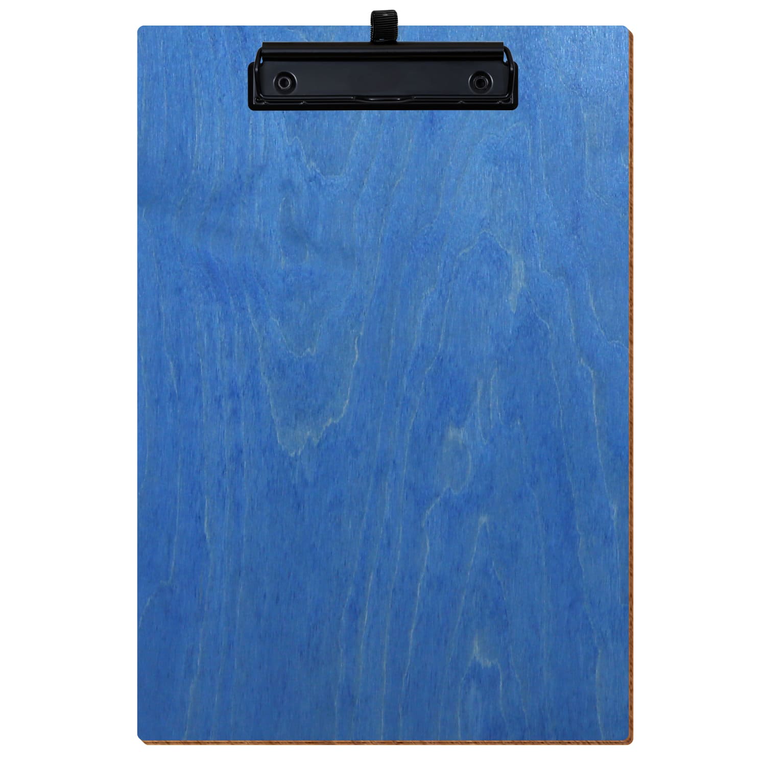 Klemmbrett Standardform Kornblumenblau A4 hochkant Stifthalter Bügelklemme schwarz