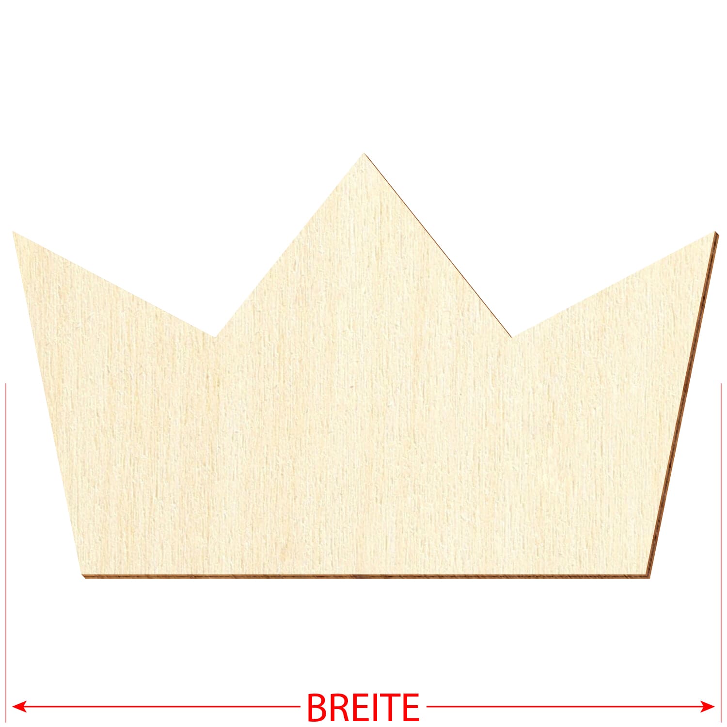 Krone V4 Holz Zuschnitt 3-50cm Größe