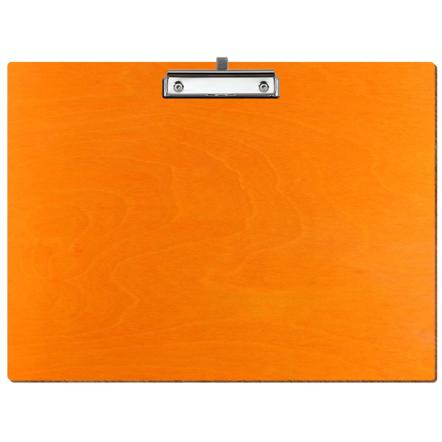 Klemmbrett Standardform Orange A3 querkant Stifthalter Bügelklemme silber