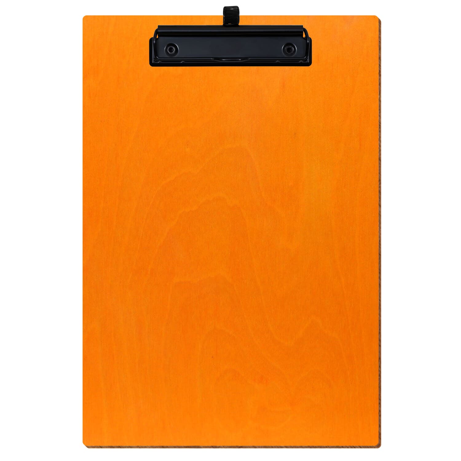 Klemmbrett Standardform Orange A4 hochkant Stifthalter Bügelklemme schwarz