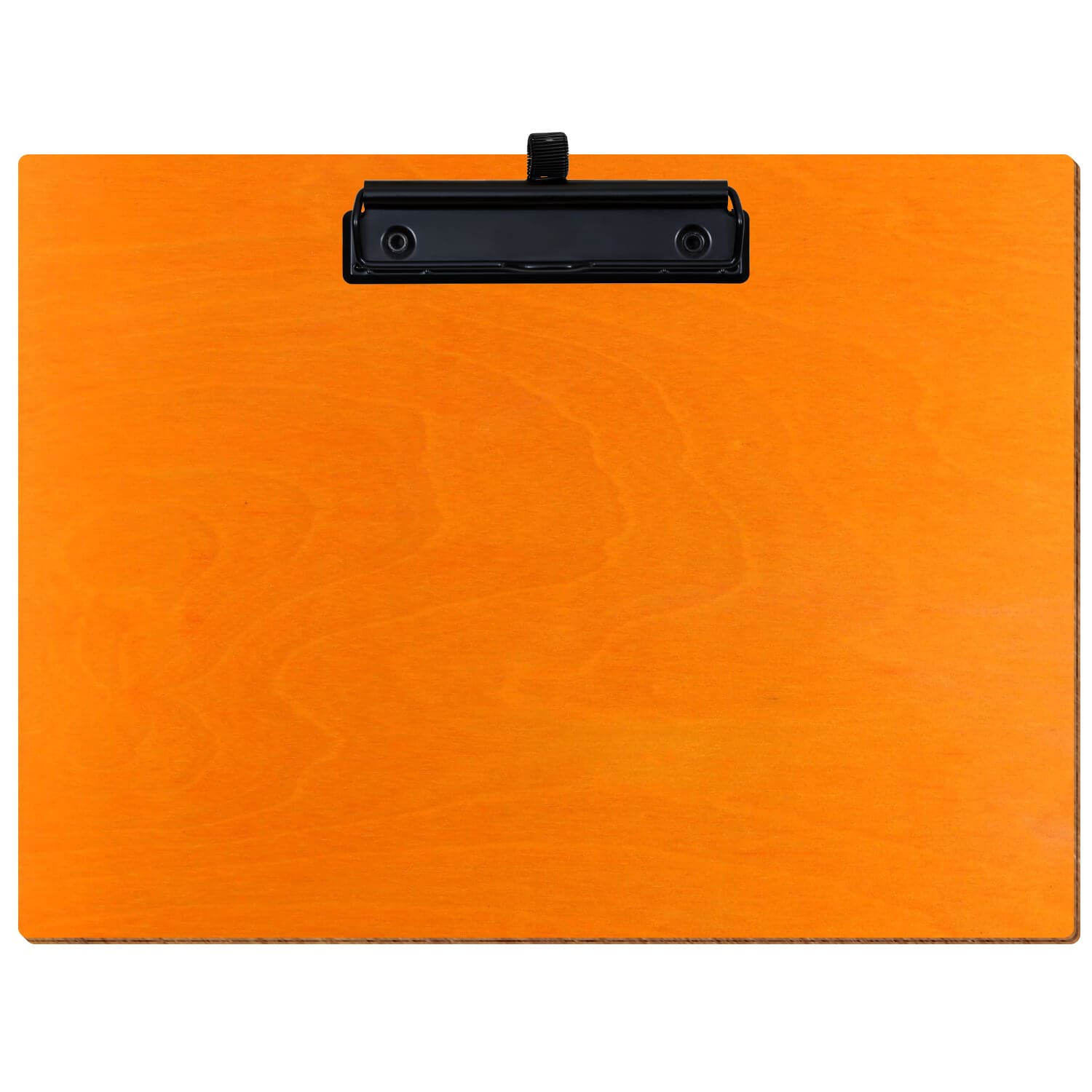 Klemmbrett Standardform Orange A4 querkant Stifthalter Bügelklemme schwarz