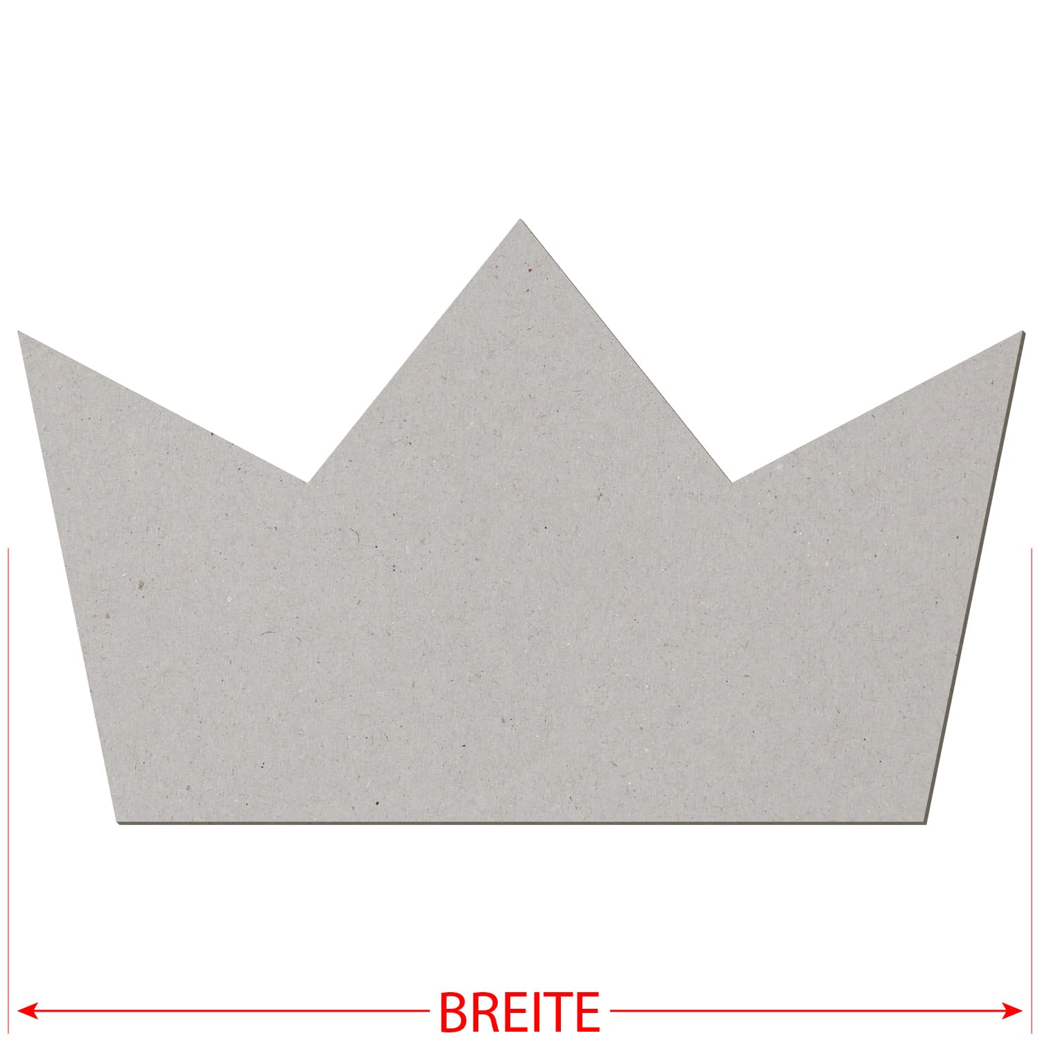 Krone V4 Pappe Zuschnitt 3-50cm Größe