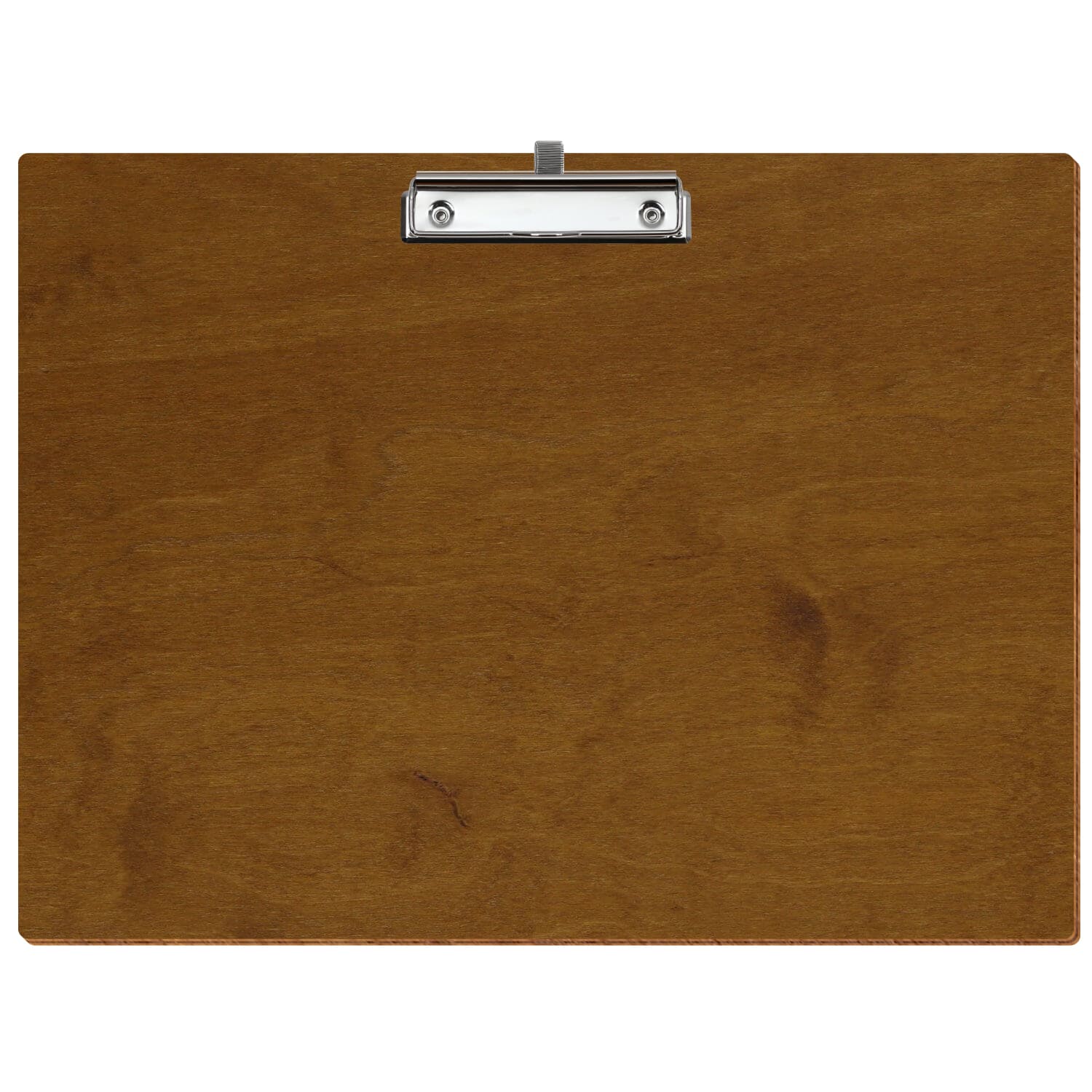 Klemmbrett Standardform Teak A3 querkant Stifthalter Bügelklemme silber