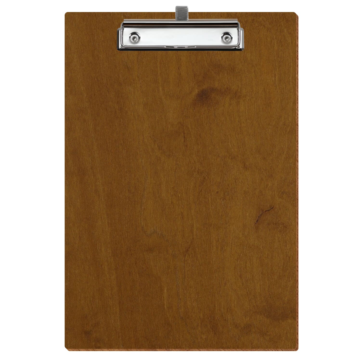 Klemmbrett Standardform Teak A4 hochkant Stifthalter Bügelklemme silber