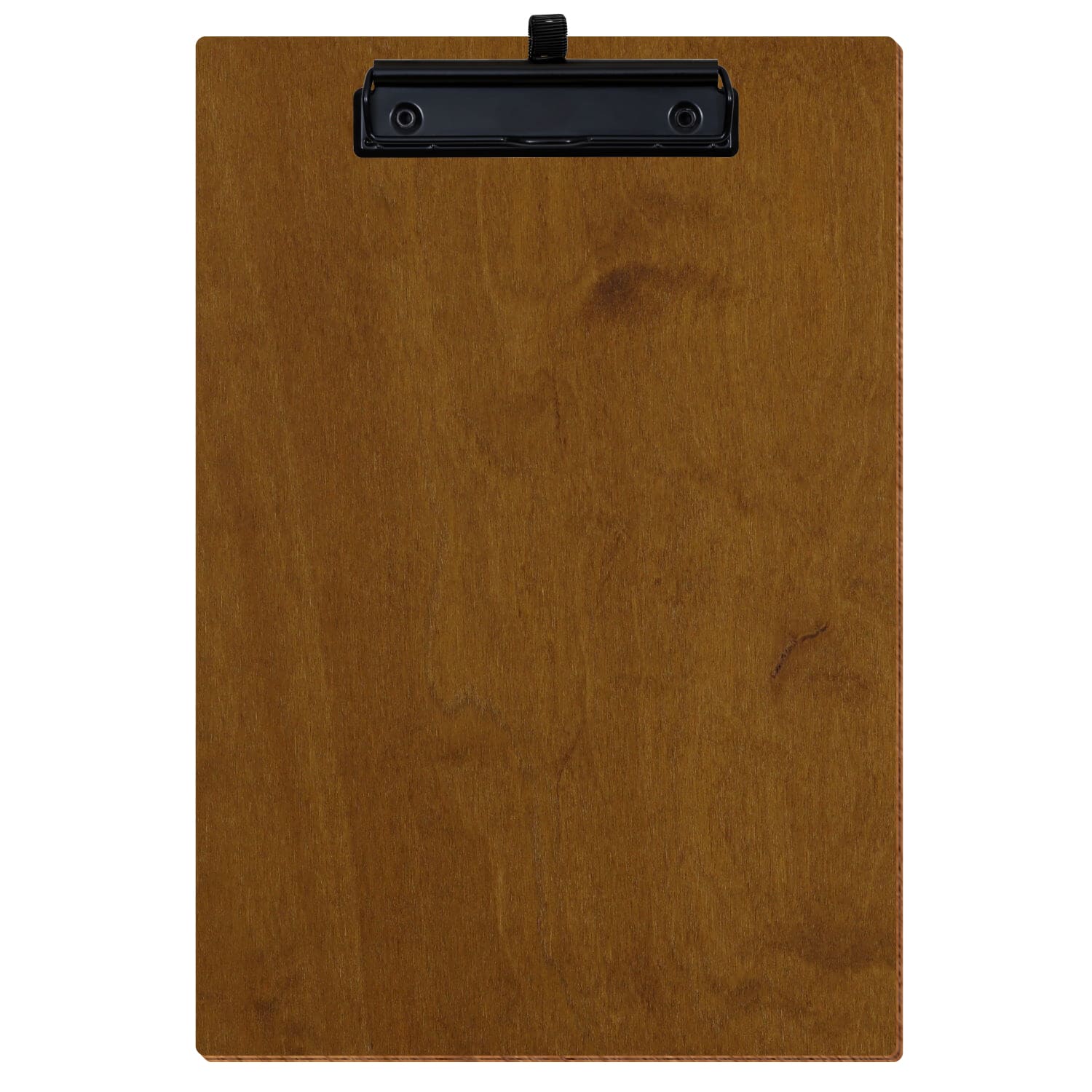 Klemmbrett Standardform Teak A4 hochkant Stifthalter Bügelklemme schwarz