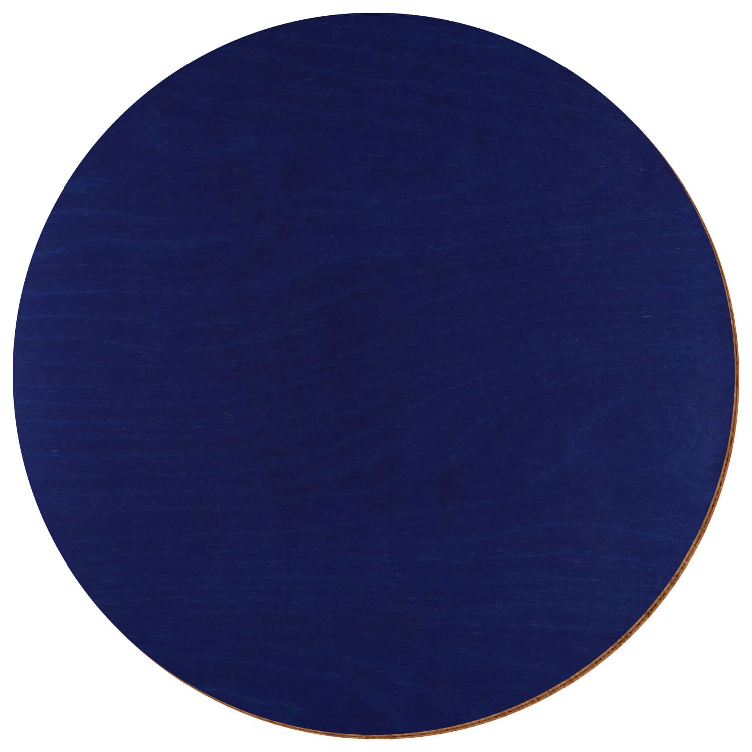Scheibe Kreis Birke Holz Zuschnitt Dunkelblau 3-50cm
