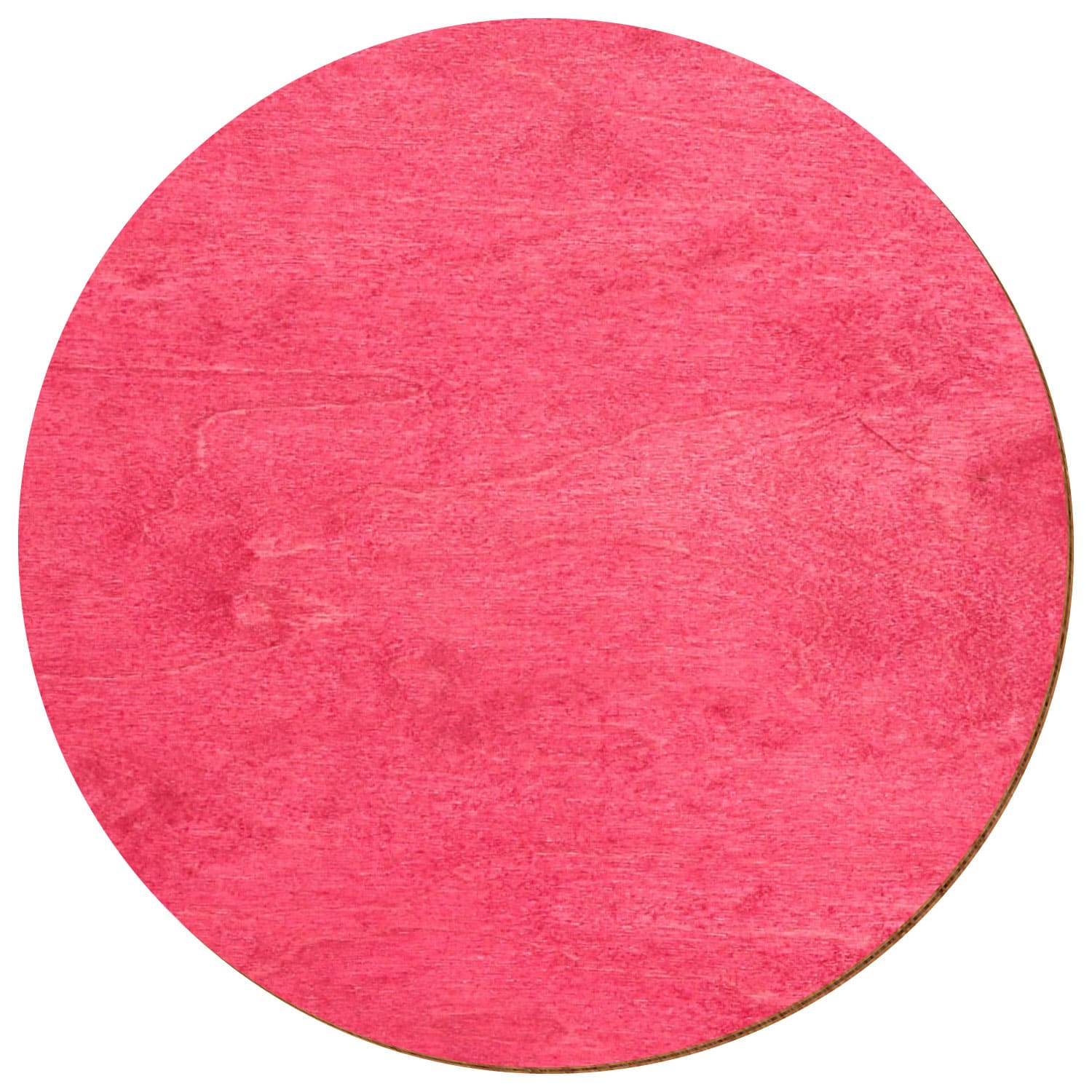 Scheibe Kreis Birke Holz Zuschnitt Dunkelpink 3-50cm