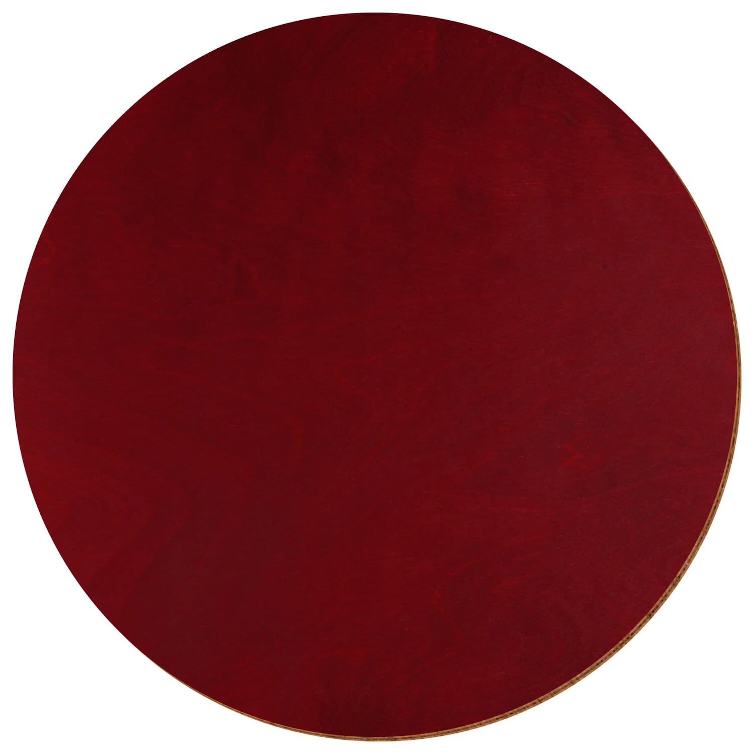 Scheibe Kreis Birke Holz Zuschnitt Dunkelrot 3-50cm