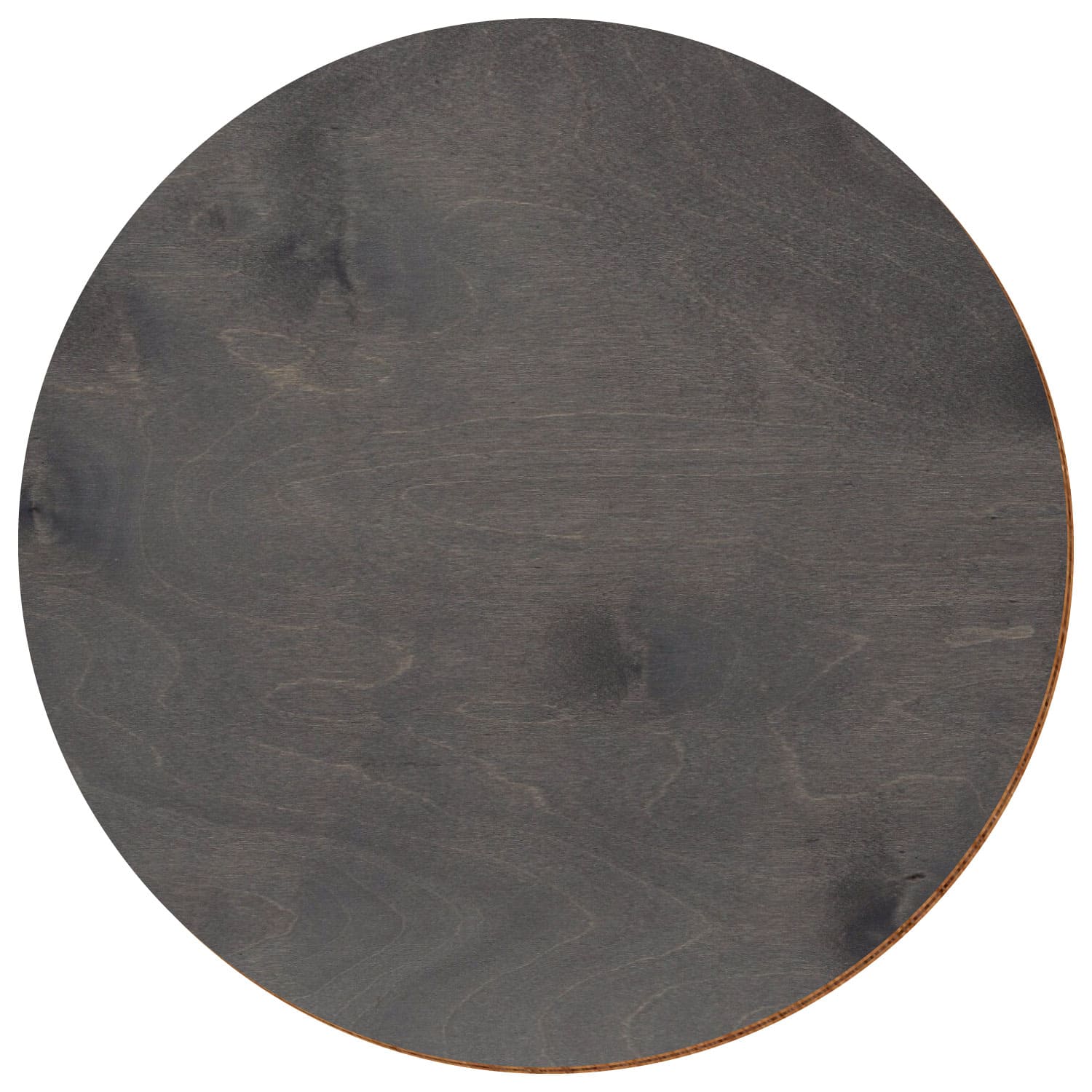 Scheibe Kreis Birke Holz Zuschnitt Grau 3-50cm