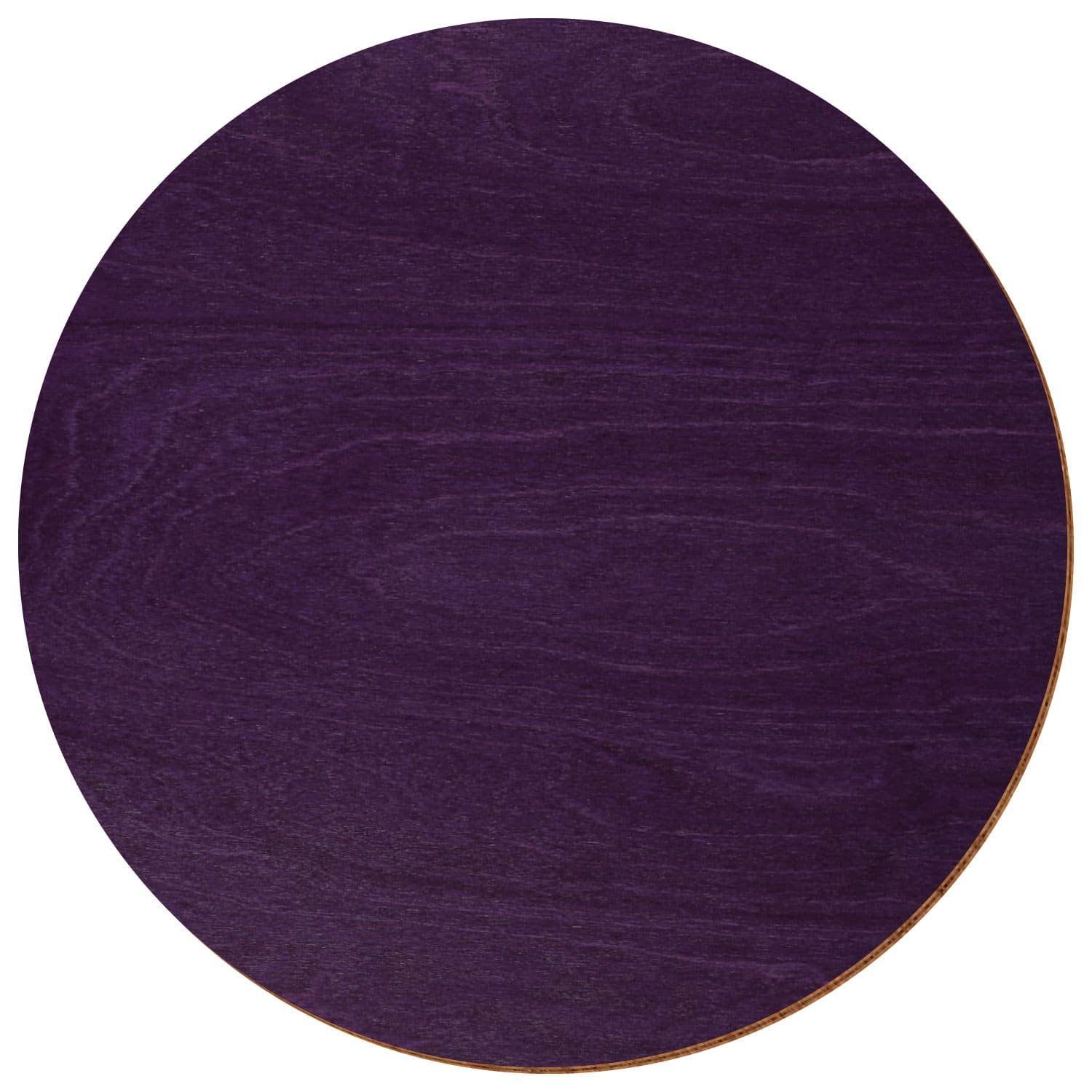 Scheibe Kreis Birke Holz Zuschnitt Lila 3-50cm