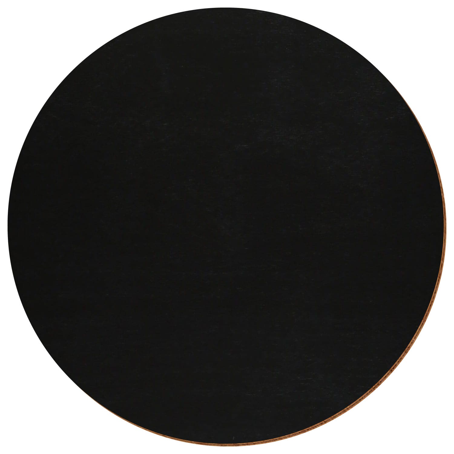 Scheibe Kreis Birke Holz Zuschnitt Schwarz 3-50cm