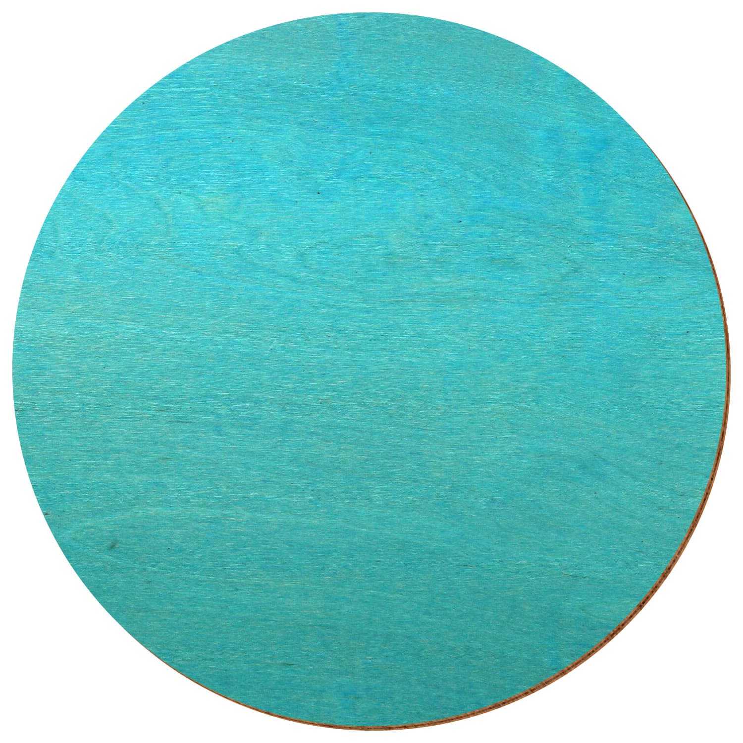 Scheibe Kreis Birke Holz Zuschnitt Türkis 3-50cm