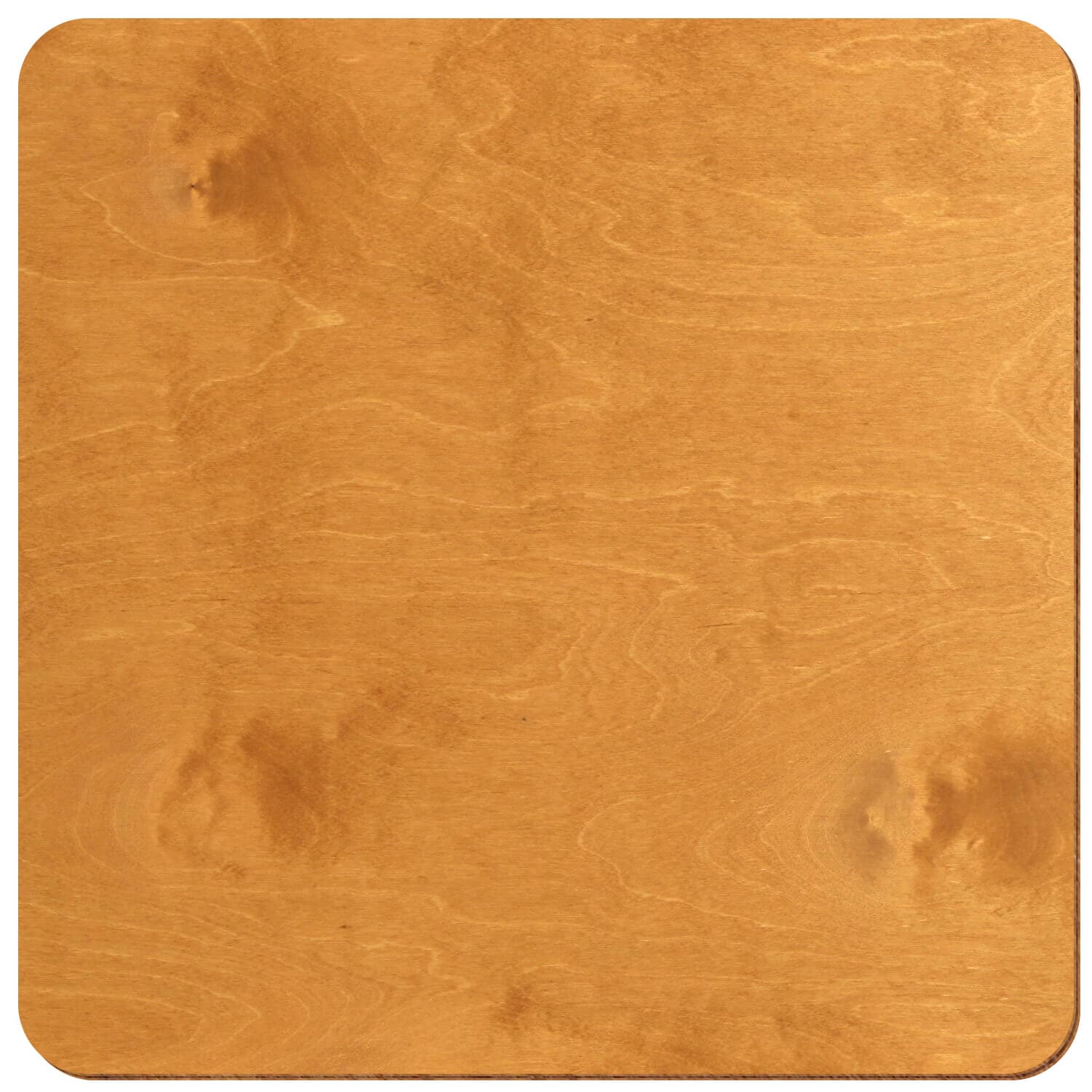 Quadrat gerundet Birke Holz Zuschnitt Birnbaum 3-50cm