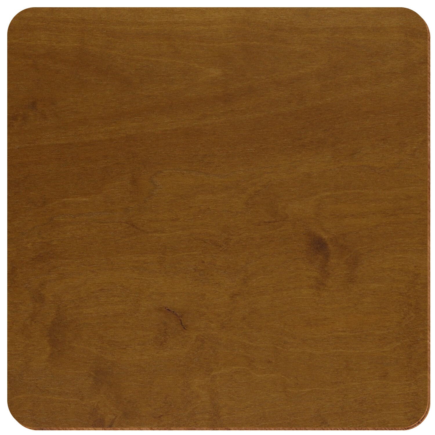 Quadrat gerundet Birke Holz Zuschnitt Teak 3-50cm
