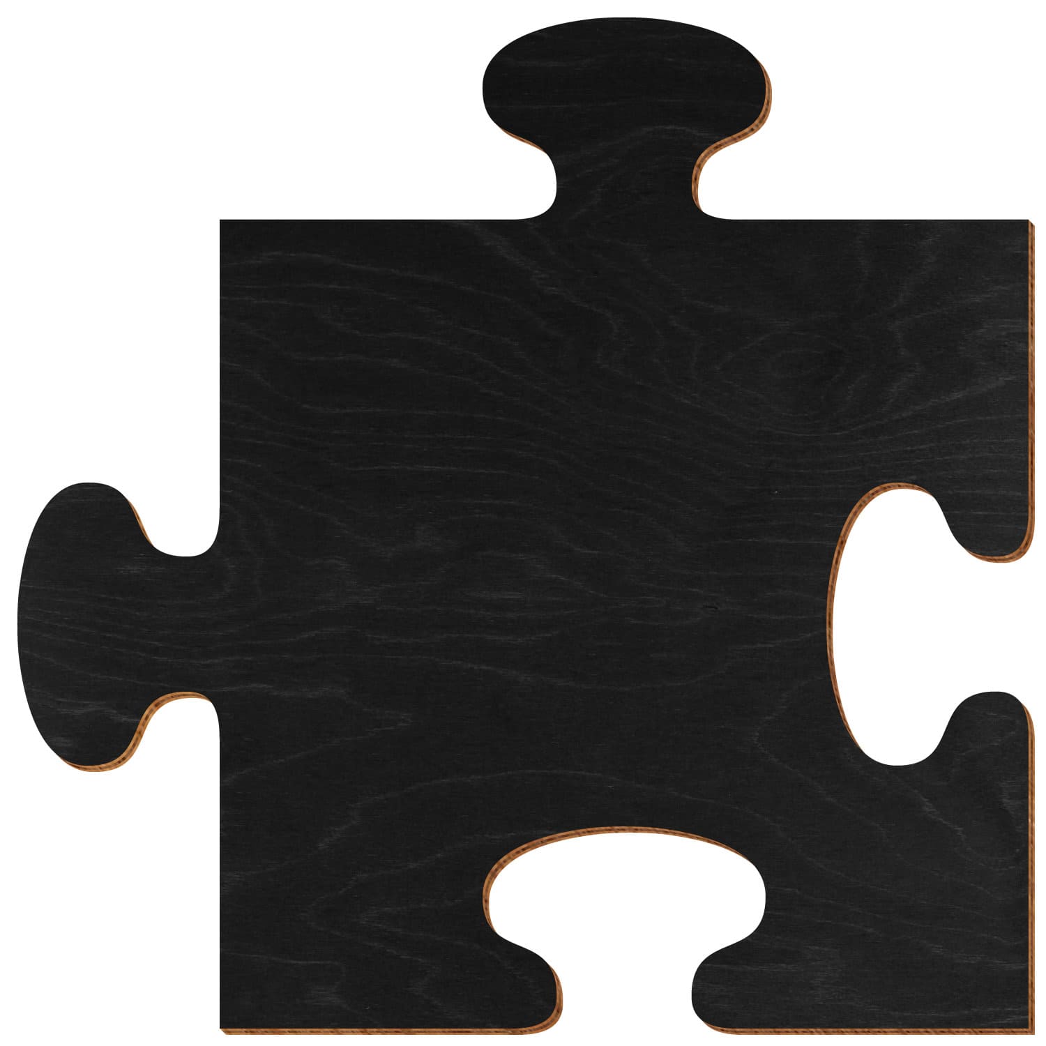 Puzzle Birke Holz Zuschnitt Anthrazit 3-50cm