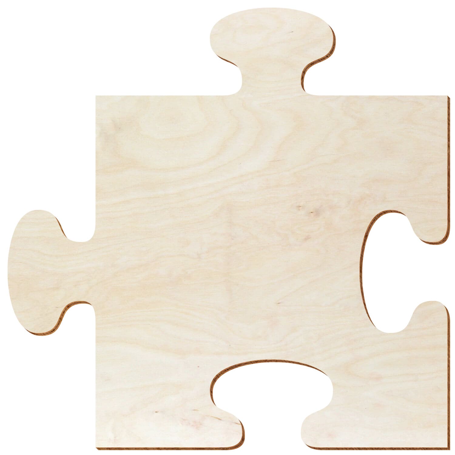 Puzzle Birke Holz Zuschnitt Natur 3-50cm