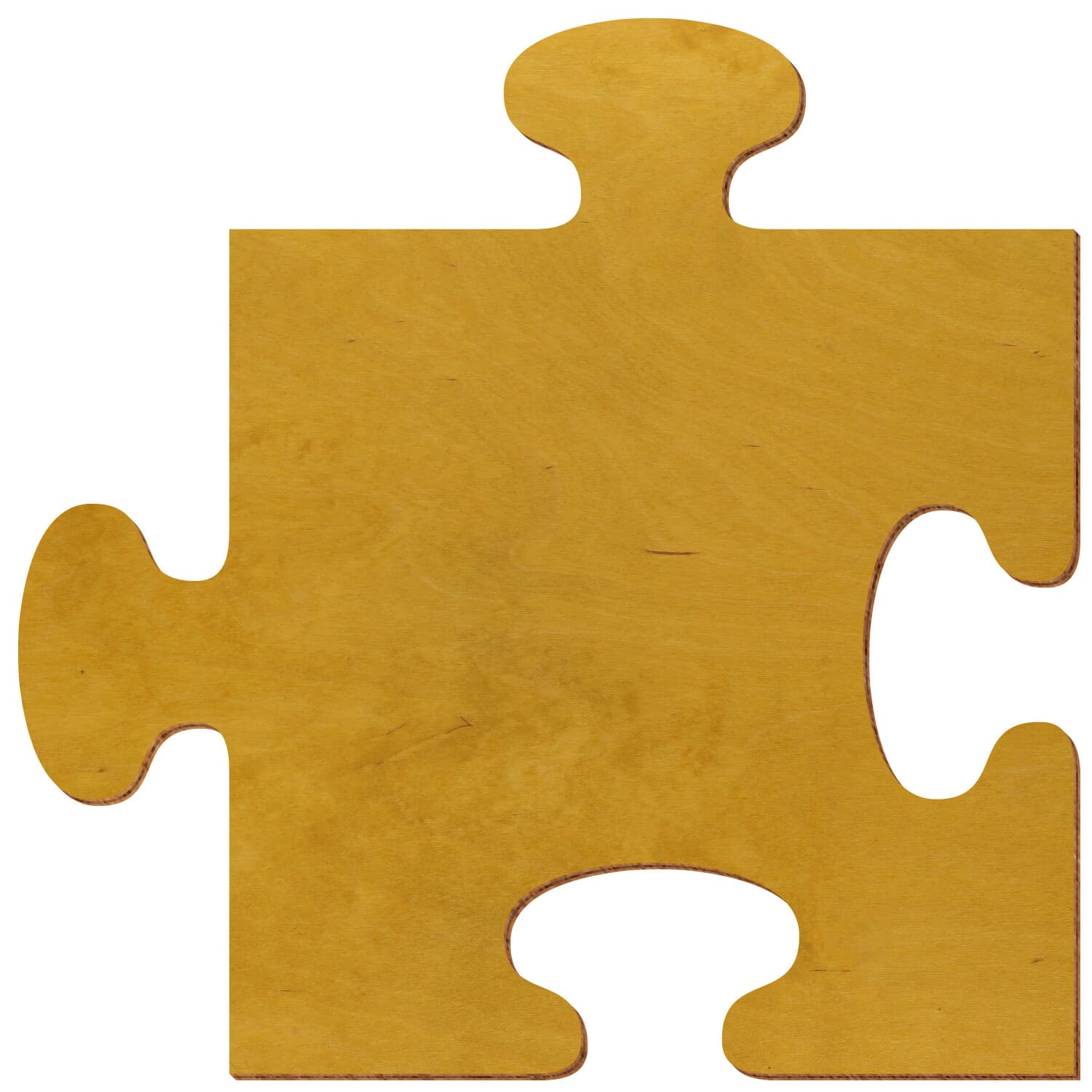 Puzzle Birke Holz Zuschnitt Eiche hell 3-50cm
