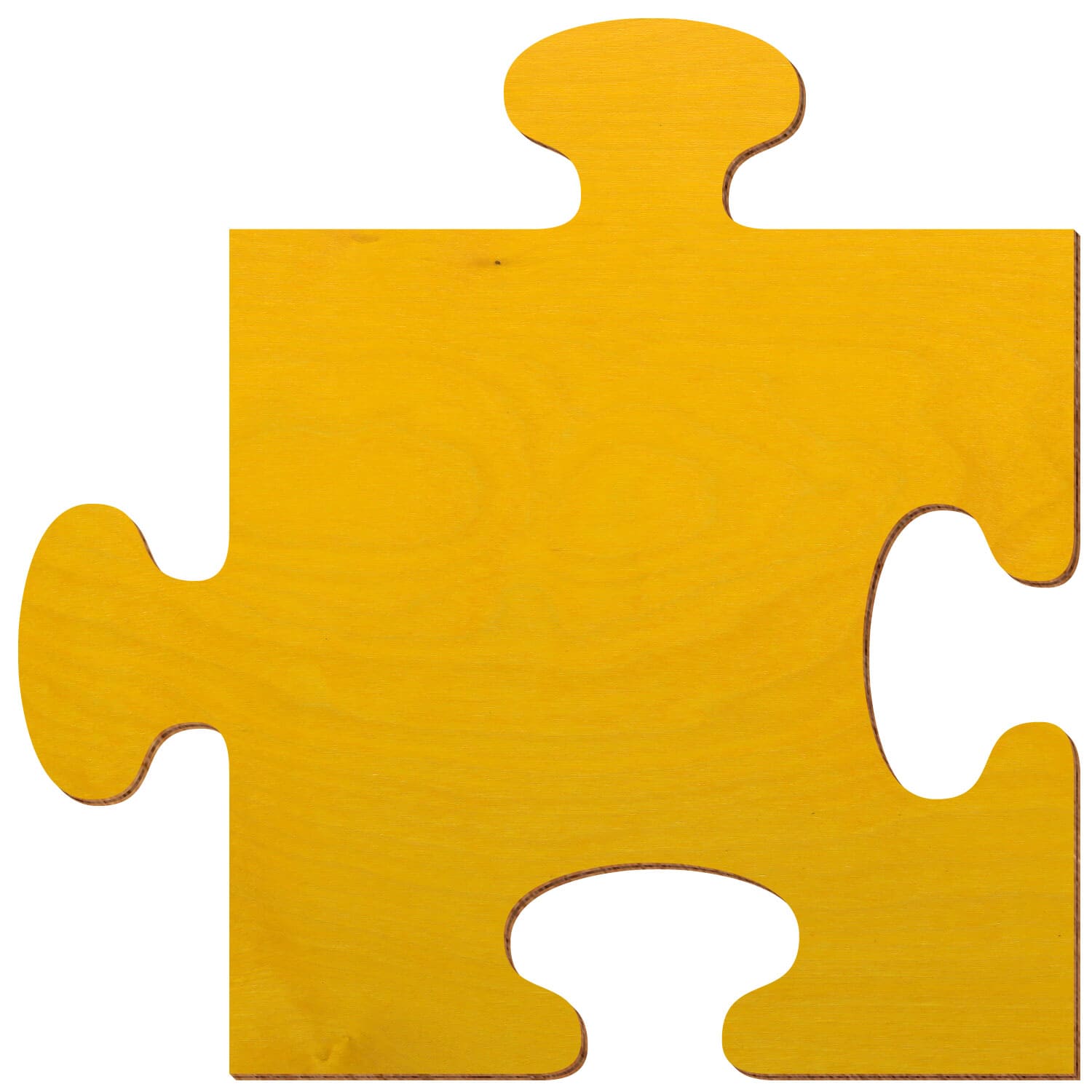 Puzzle Birke Holz Zuschnitt Gelb 3-50cm