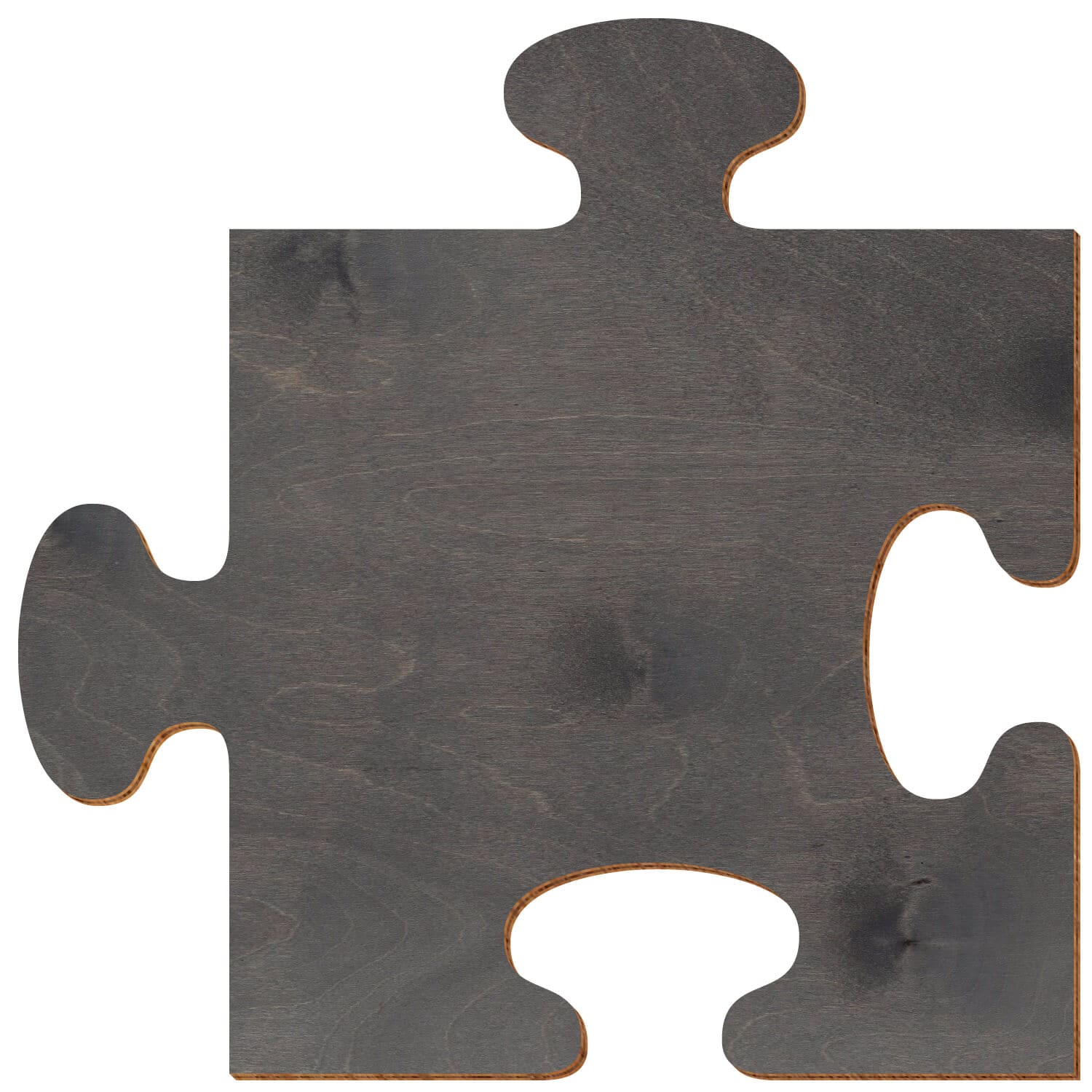 Puzzle Birke Holz Zuschnitt Grau 3-50cm