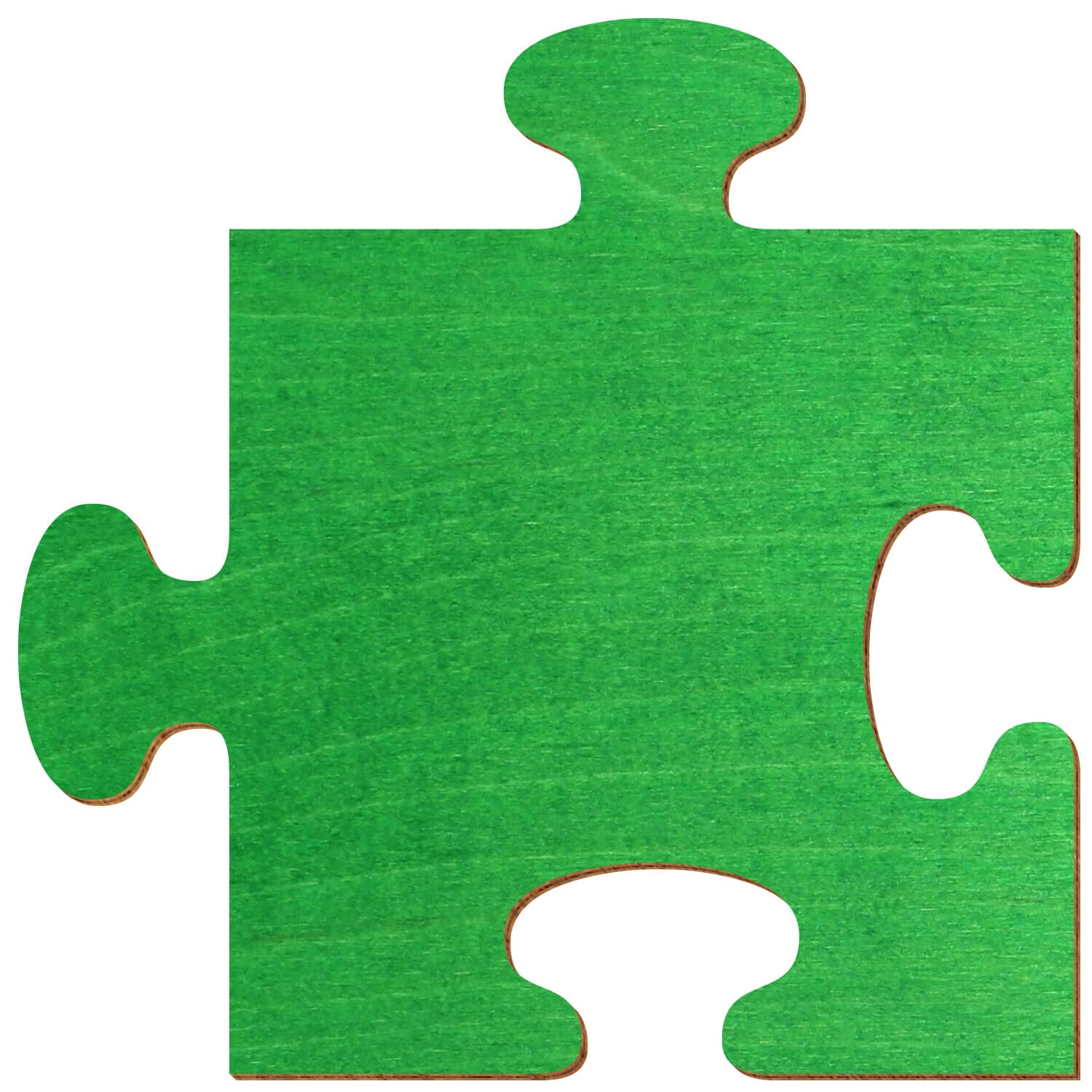 Puzzle Birke Holz Zuschnitt Hellgrün 3-50cm
