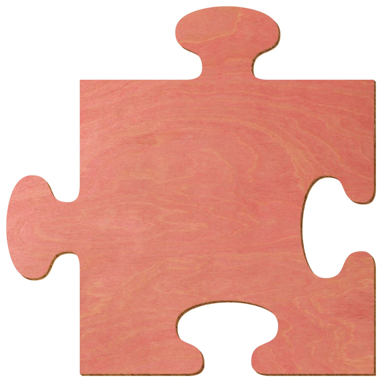 Puzzle Birke Holz Zuschnitt Rosa 3-50cm