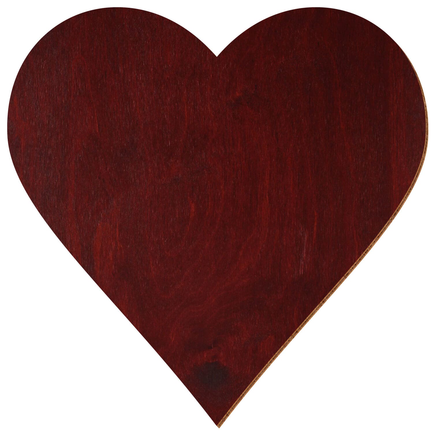 Herz Birke Holz Zuschnitt Mahagoni 3-50cm