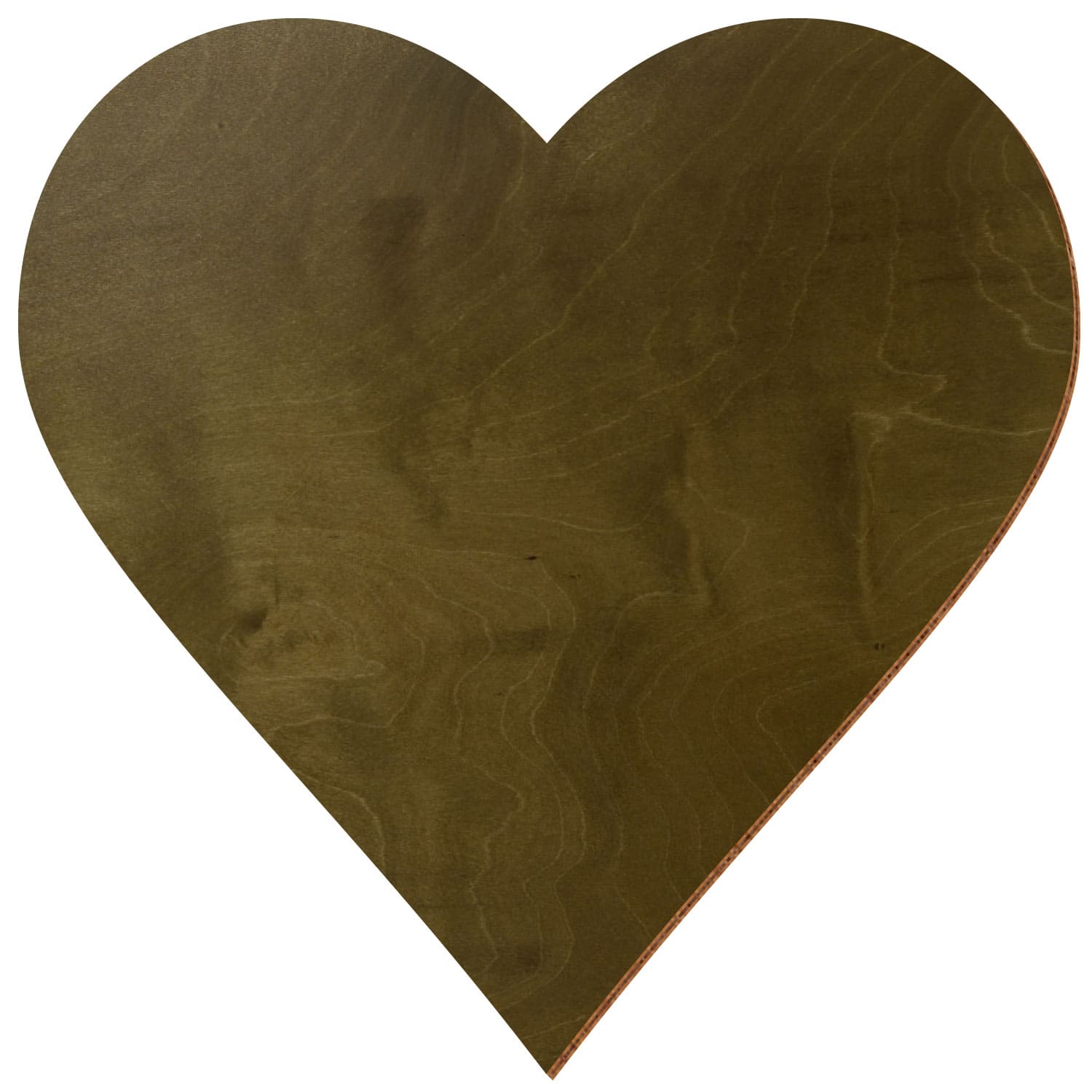 Herz Birke Holz Zuschnitt Nussbaum hell 3-50cm