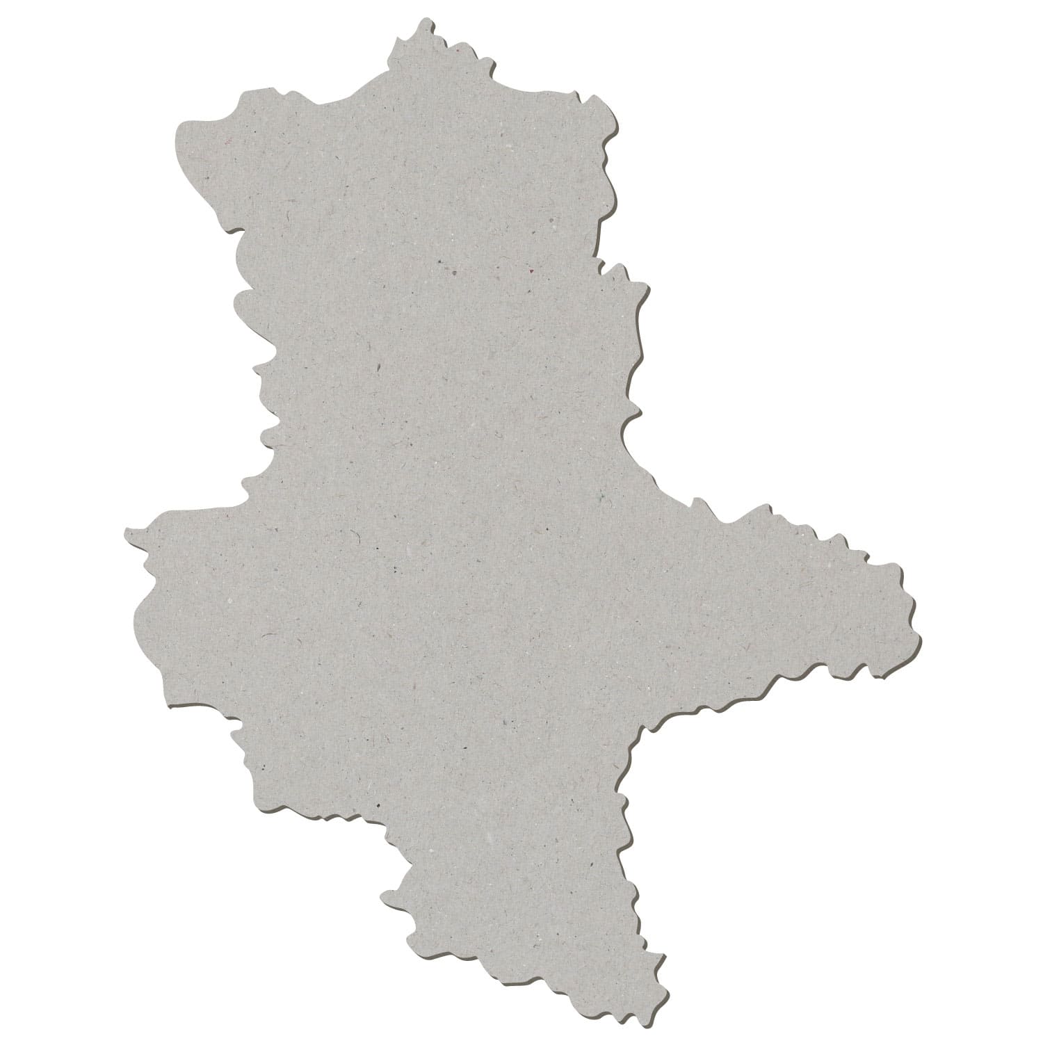 Sachsen-Anhalt Pappe Zuschnitt 5-50cm