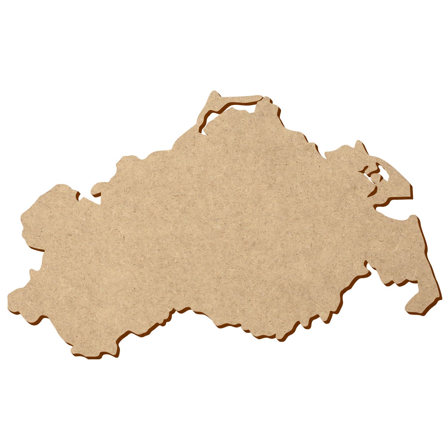 Mecklenburg-Vorpommern Festland MDF Zuschnitt 5-50cm