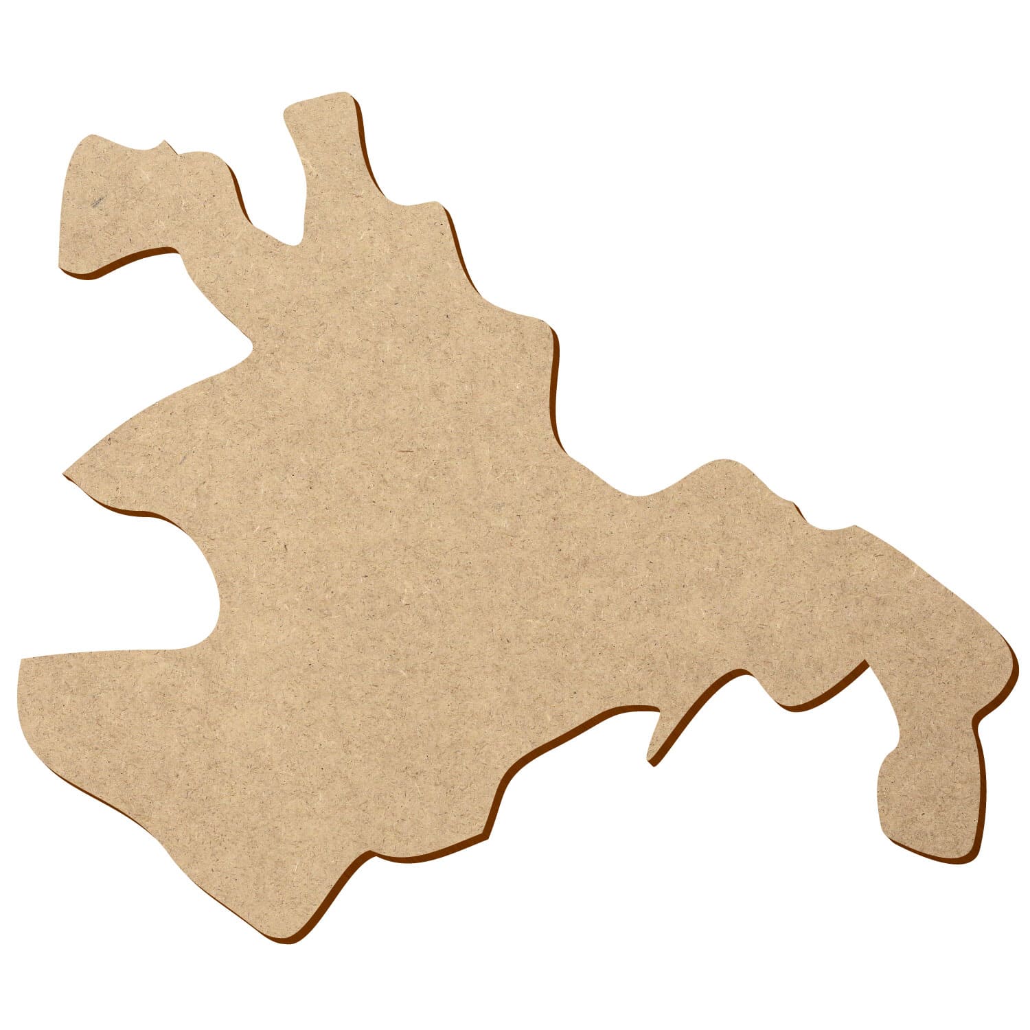 Insel Rügen MDF Zuschnitt 5-50cm