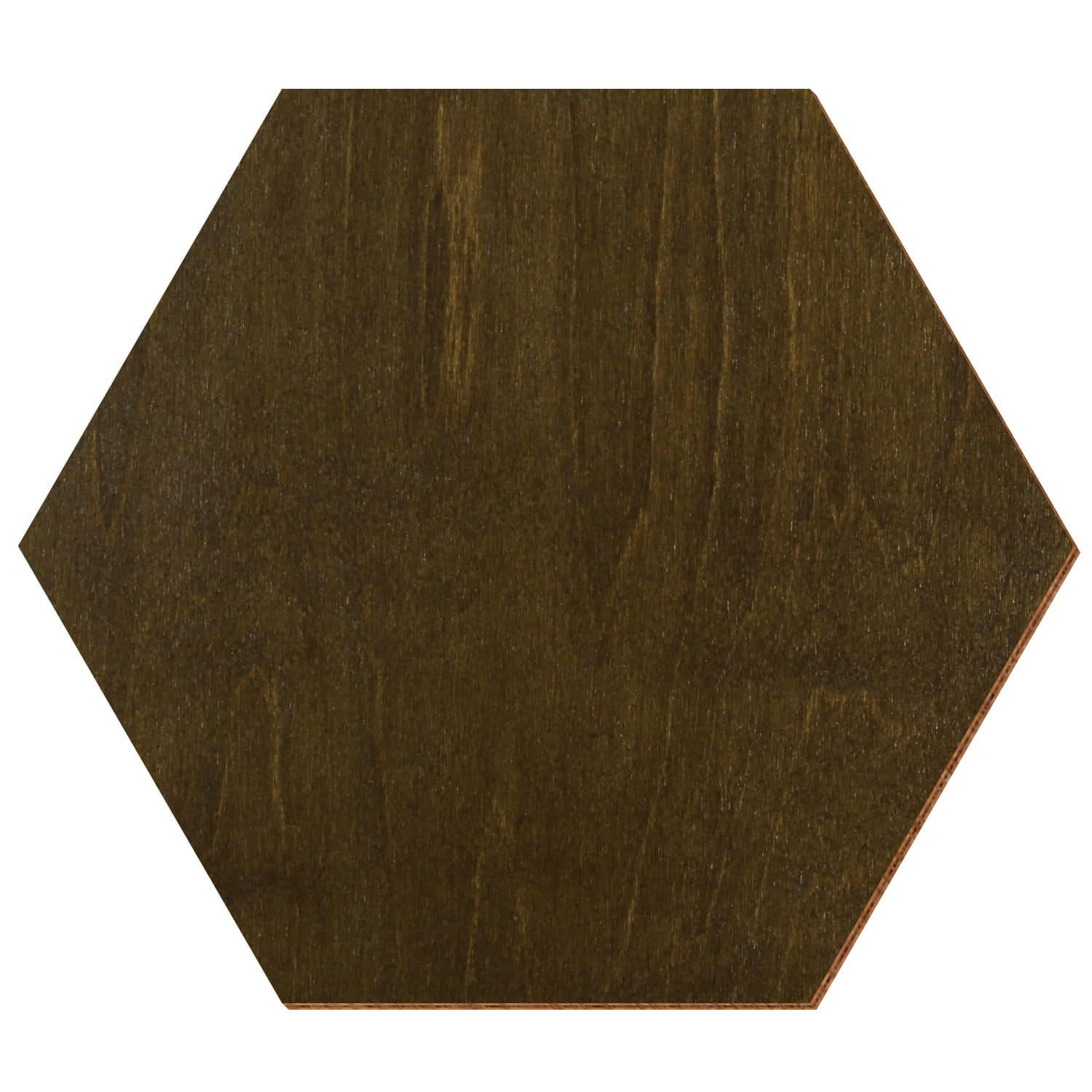Hexagon Birke Holz Zuschnitt Haselnuss 3-50cm