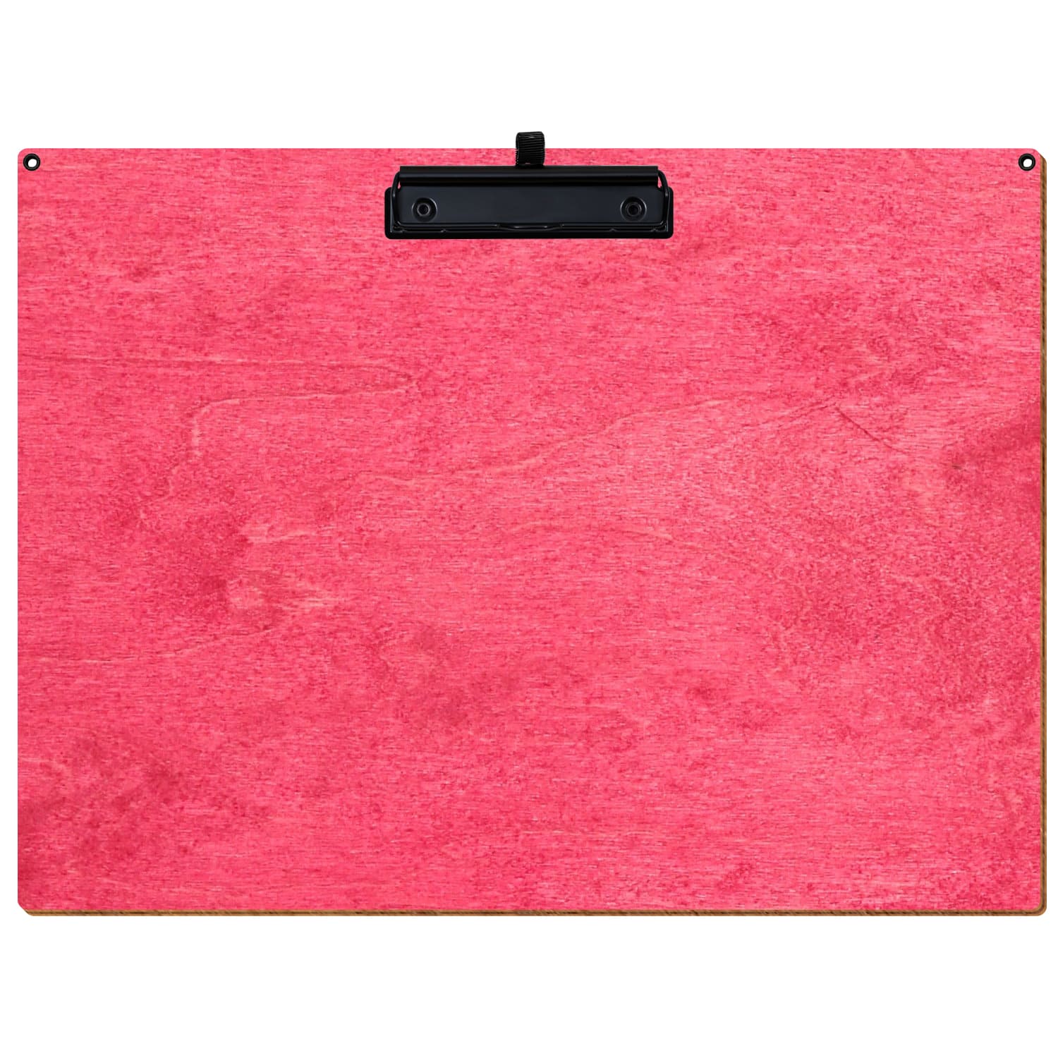 Klemmbrett Standardform Dunkelpink mit 2 Ösen A3 querkant Stifthalter Bügelklemme schwarz