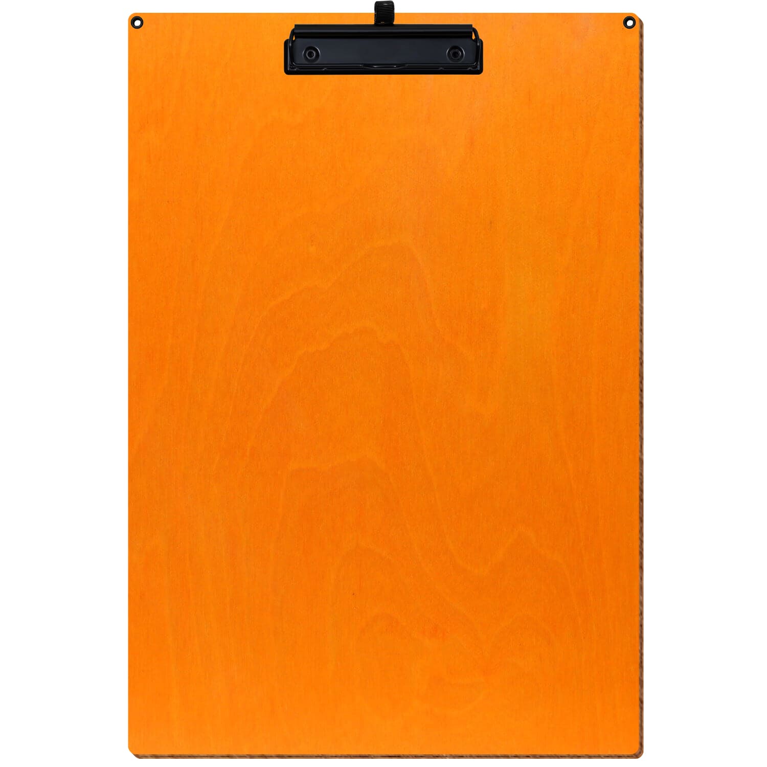 Klemmbrett Standardform Orange mit 2 Ösen A3 hochkant Stifthalter Bügelklemme schwarz