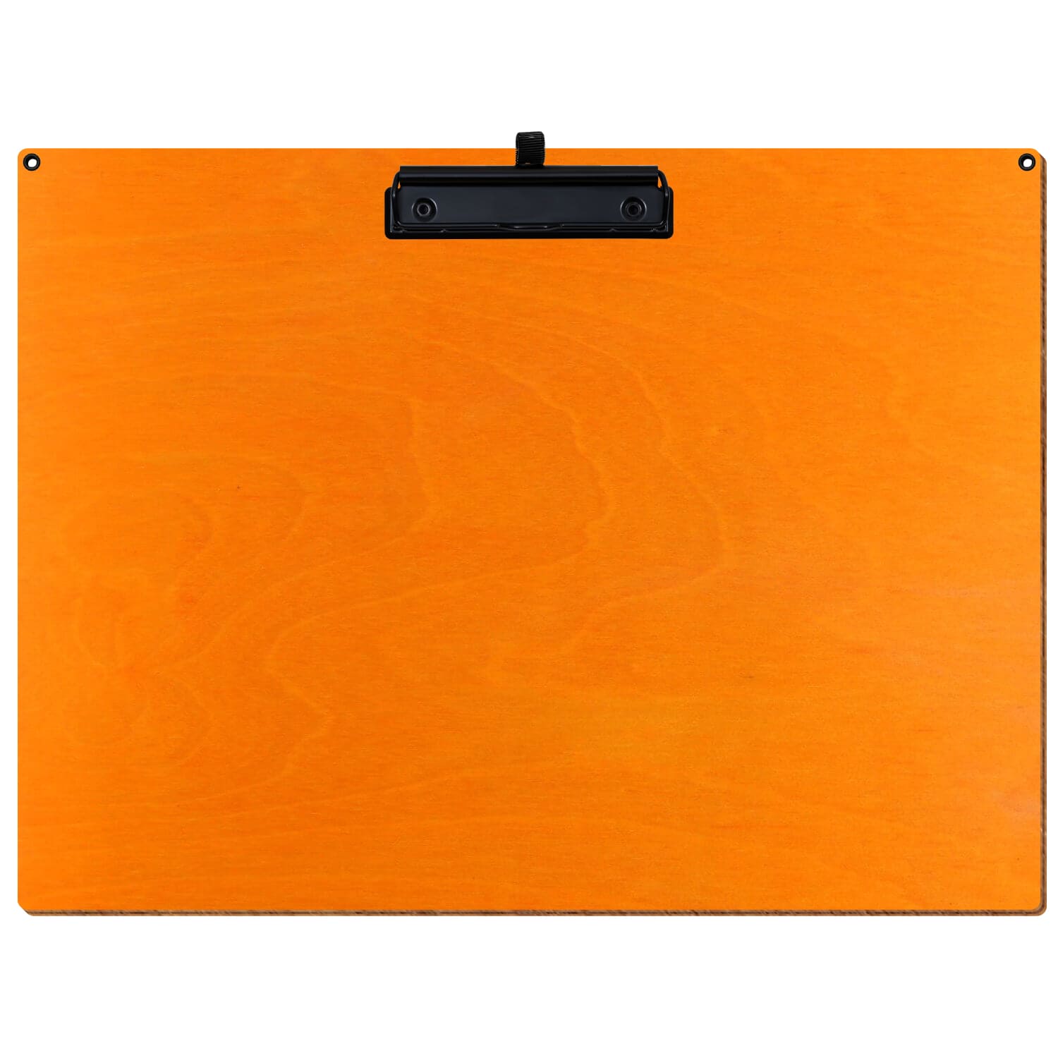 Klemmbrett Standardform Orange mit 2 Ösen A3 querkant Stifthalter Bügelklemme schwarz